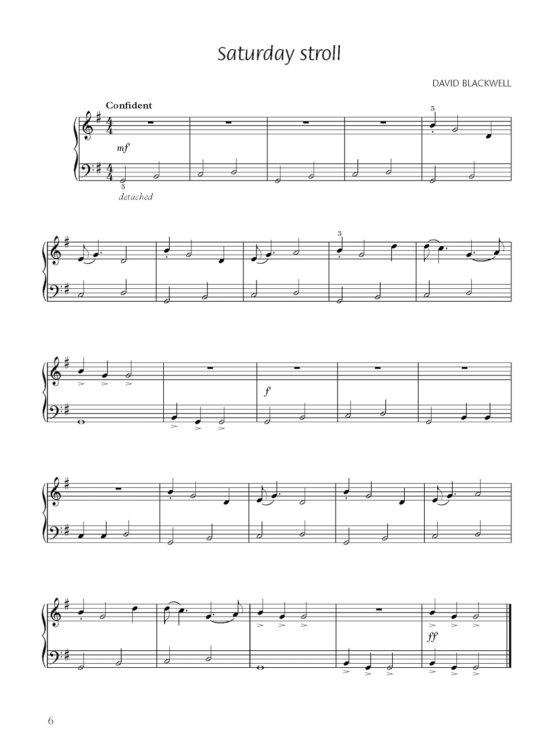 Piano Time Jazz Book 1 image number 4