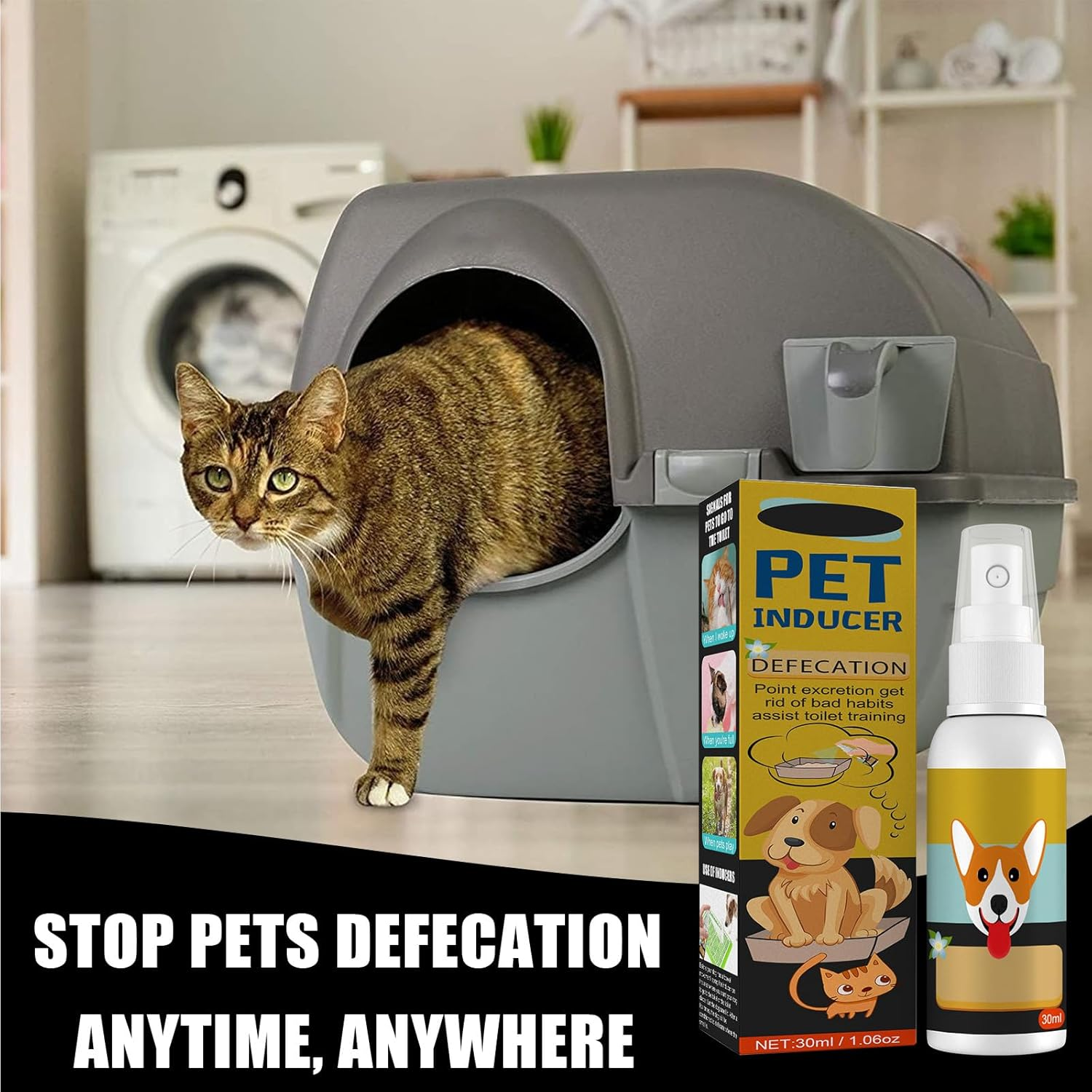 Potty Training Spray, Potty Here Training Aid Spray, Dog Attractant Spray, Potty Training Aid, Puppy Potty Training Spray, Potty Here Training Aid Spray, Puppy Training Spray Dog Cat image number 1