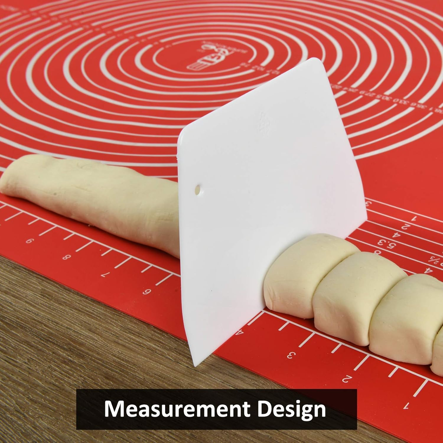 Non-Slip Silicone Pastry Mat Extra Large 28''By 20'' for Non Stick Baking Mats, Table/Countertop Placemats, Dough Rolling Mat, Kneading/Fondant/Pie Crust Mat by Super Kitchen