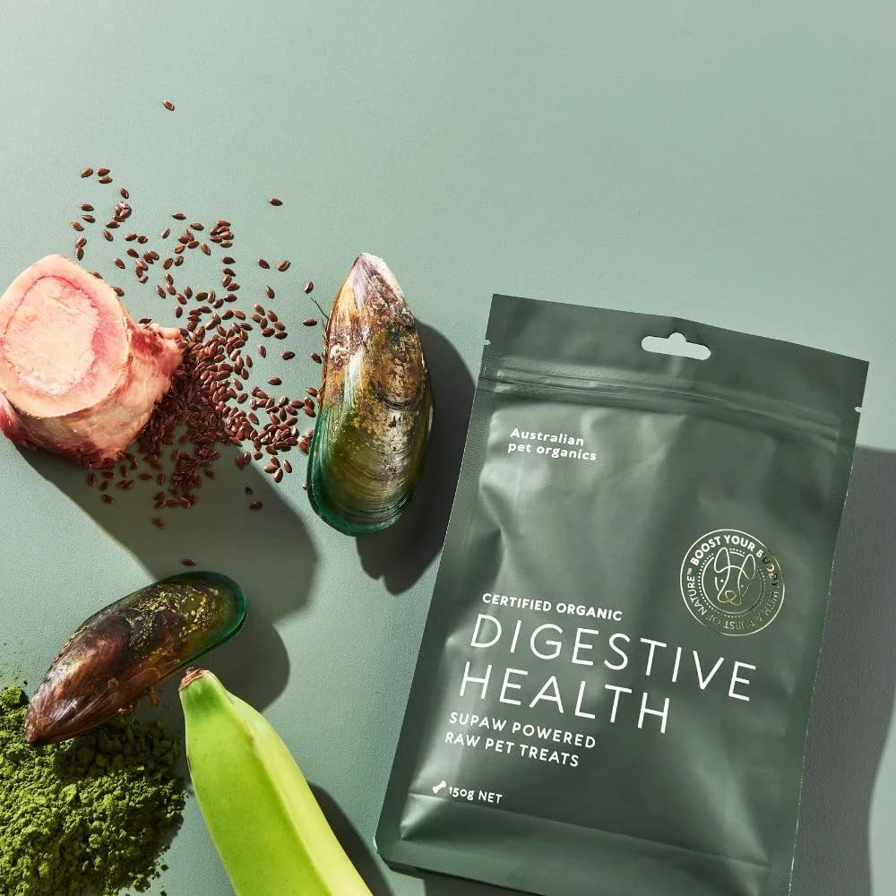 SUPAW&trade; by Australian Pet Organics Certified Organic Digestive Health Dog Treat 150G