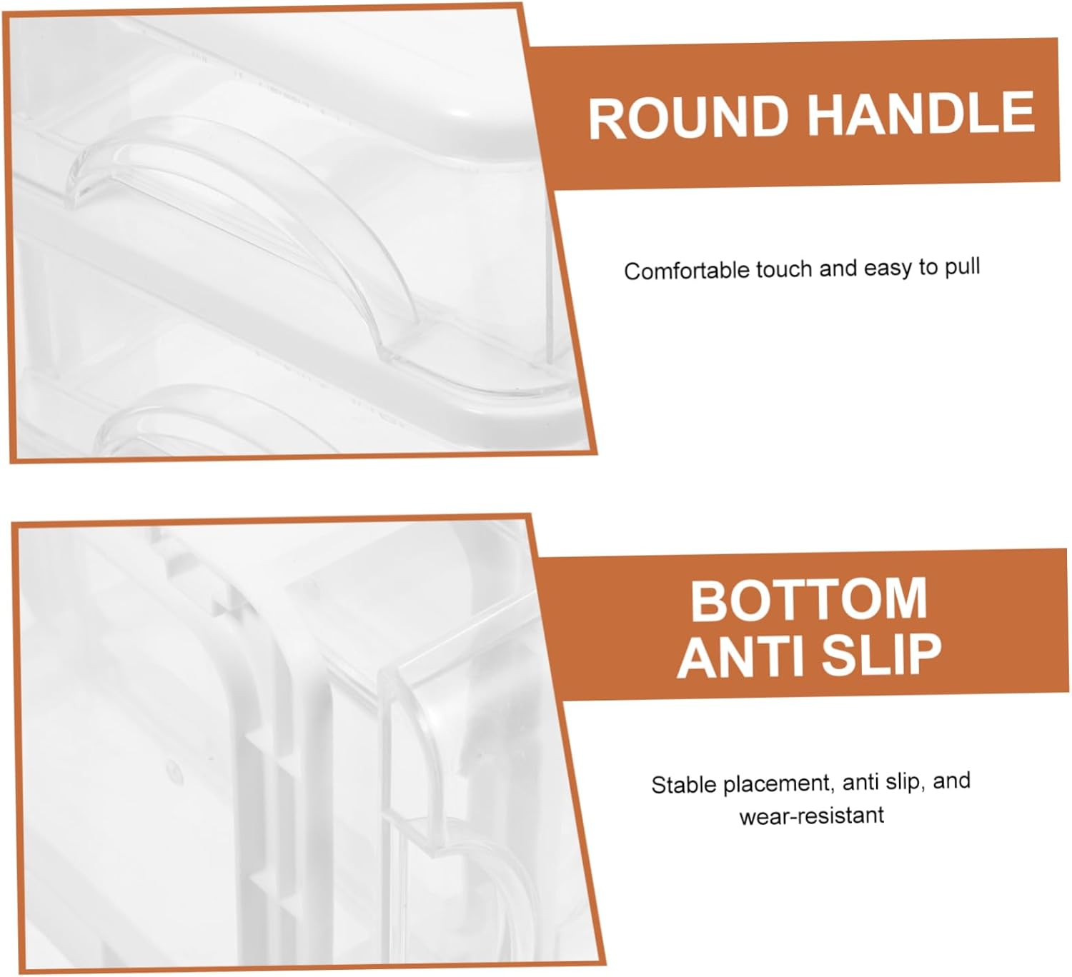 COMPUKAS Desk Organizer with 3-Layer Drawers White Plastic Desktop Storage Box Multi-Function Stationery Organizer for Office and Home Use image number 5