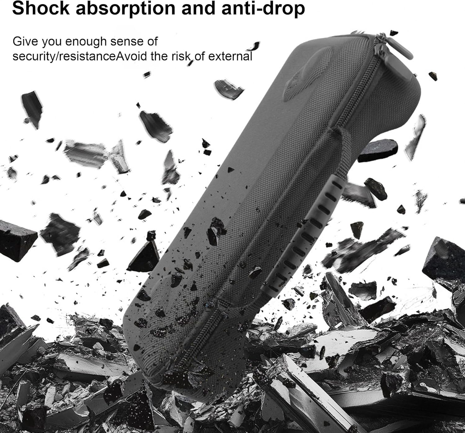 FDHYFGDY H&uuml;lle F&uuml;r ROG Xbox Ally X/ROG Xbox Ally + 1X Schutzfolie, [Sto&szlig;fest] Harte Schutzh&uuml;lle Handheld Tasche Case, Tragetasche Case, Reisefreundlich-Schwarz image number 4