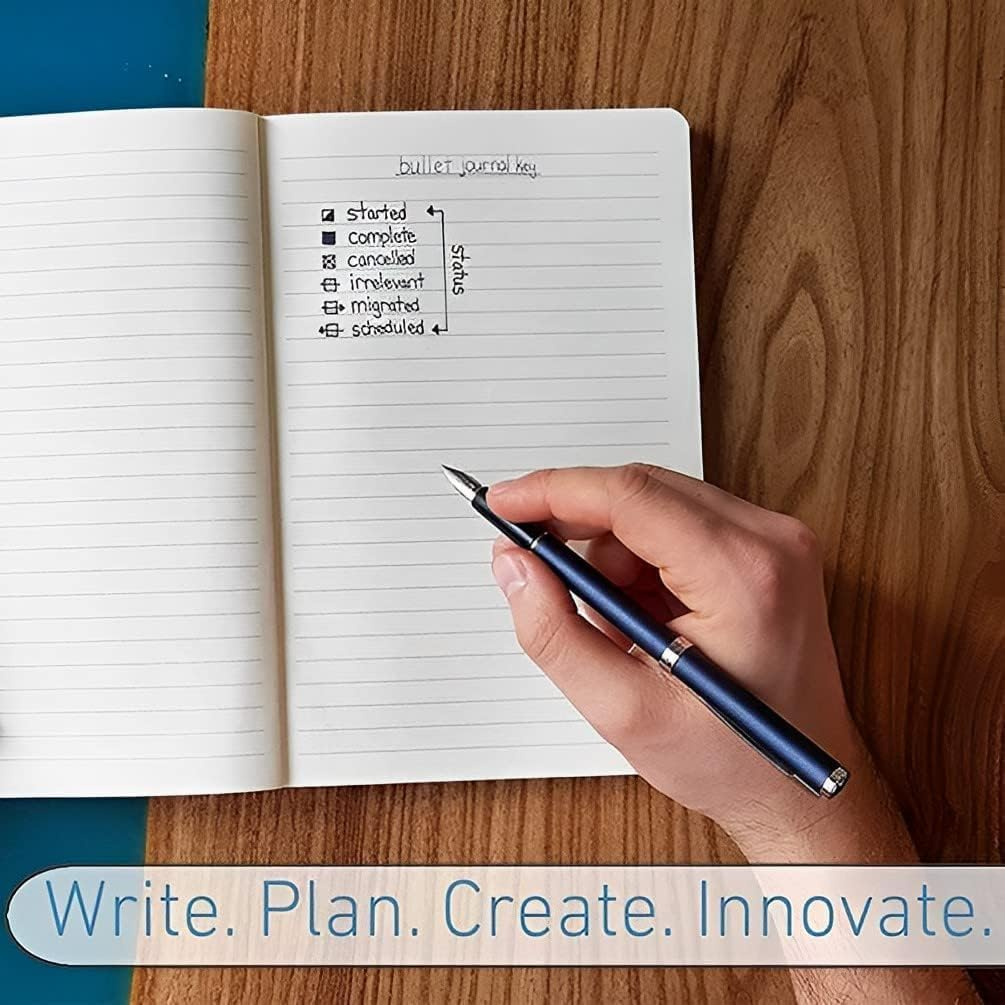 Mumoo Bear A5 Ruled Notebook Journal 360 Page with Pen Loop, Hardcover Writing Notebooks, Perfect for Office Home School Business Writing and Composition image number 6