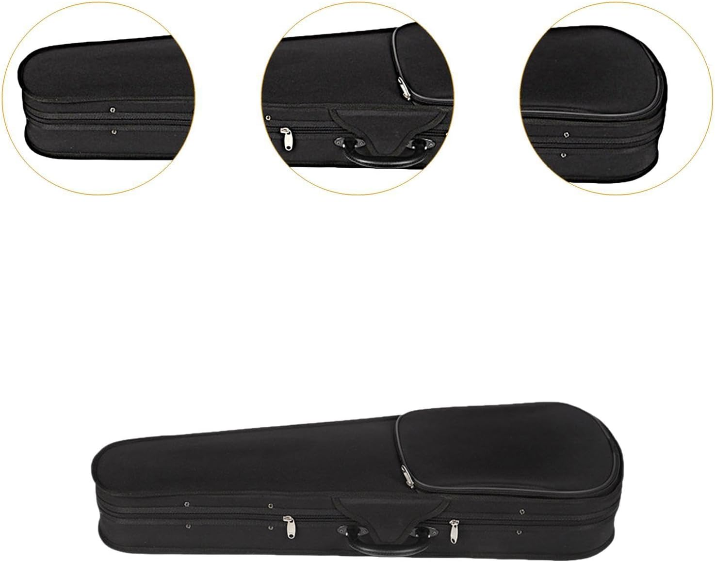 Coudartitie 4/4 Violin Case, Violin Box, Pressure Resistant Case, Sturdy Portable Violin Gig Bag, Waterproof Violin Box image number 6