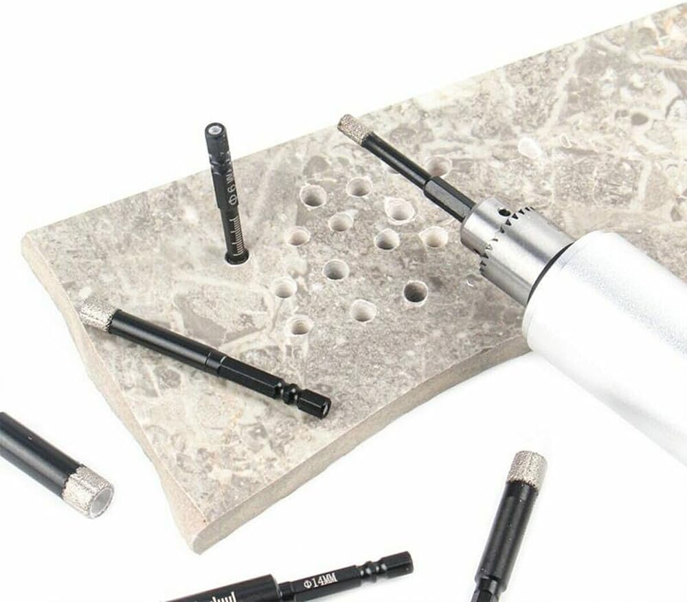 2X 10Mm Porcelain Dry Diamond Core Drill Bit Holesaw Cut Marble Granite Tile image number 6