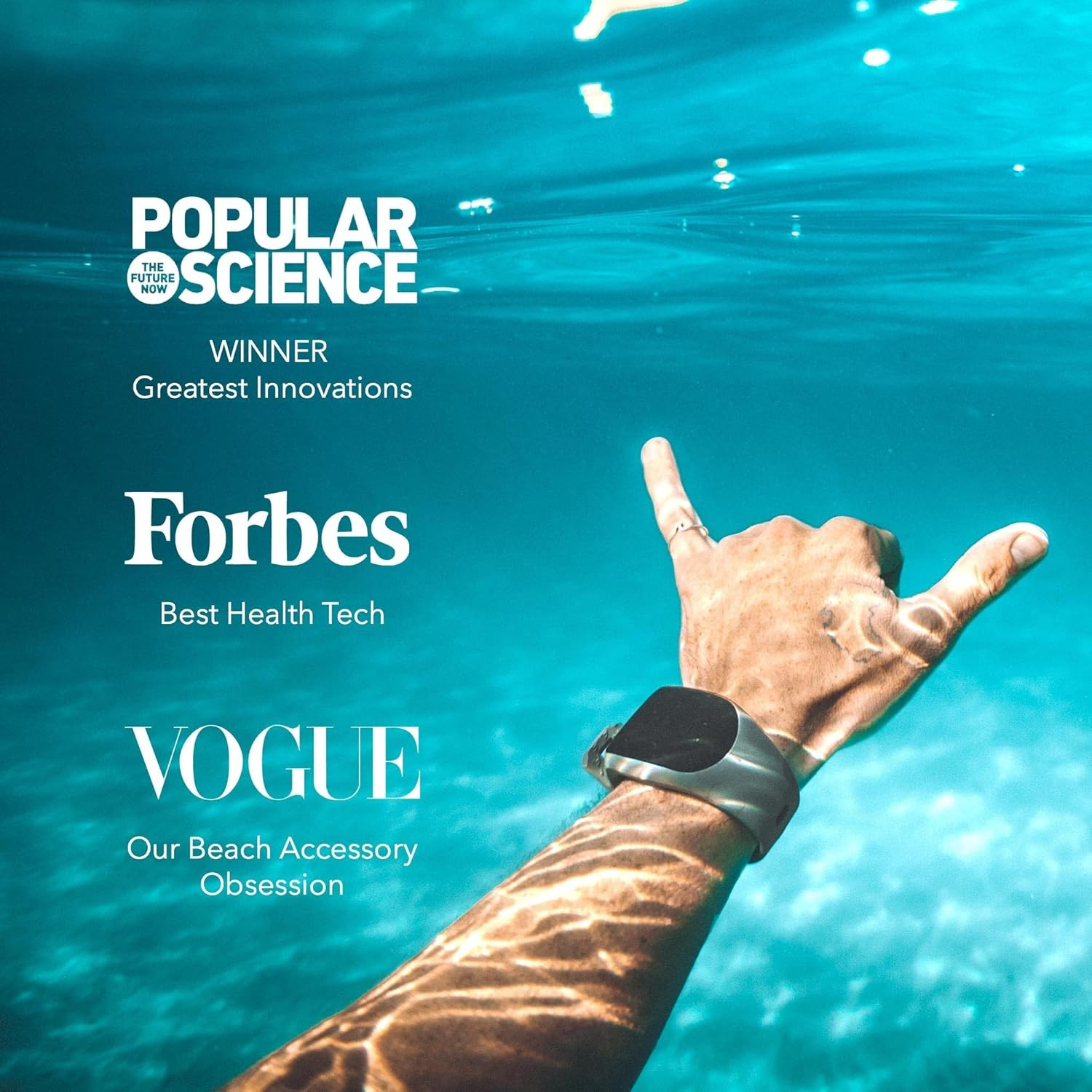 SHARKBANZ 2 Magnetic Shark Repellent Band for Swimming, Surfing, Diving, Snorkeling and All Ocean Sports image number 2