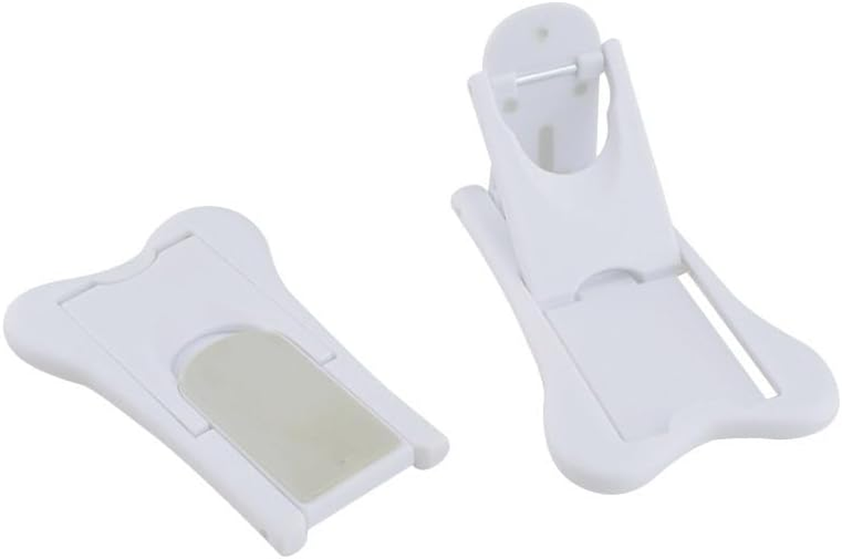 Baby Proofing Sliding Door Lock 6-Pack - No Drill Adhesive Safety Latches for Glass Doors/Cabinets/Windows, Child & Pet Proof Security Lock for Home image number 6