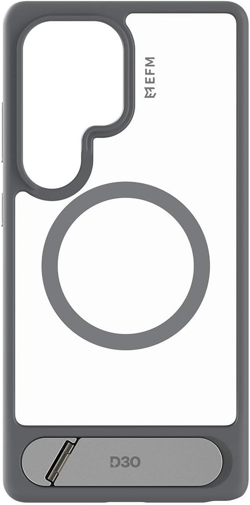 EFM Alta Case with D3O BIO for Samsung Galaxy S25 Ultra - Grey/Clear image number 2