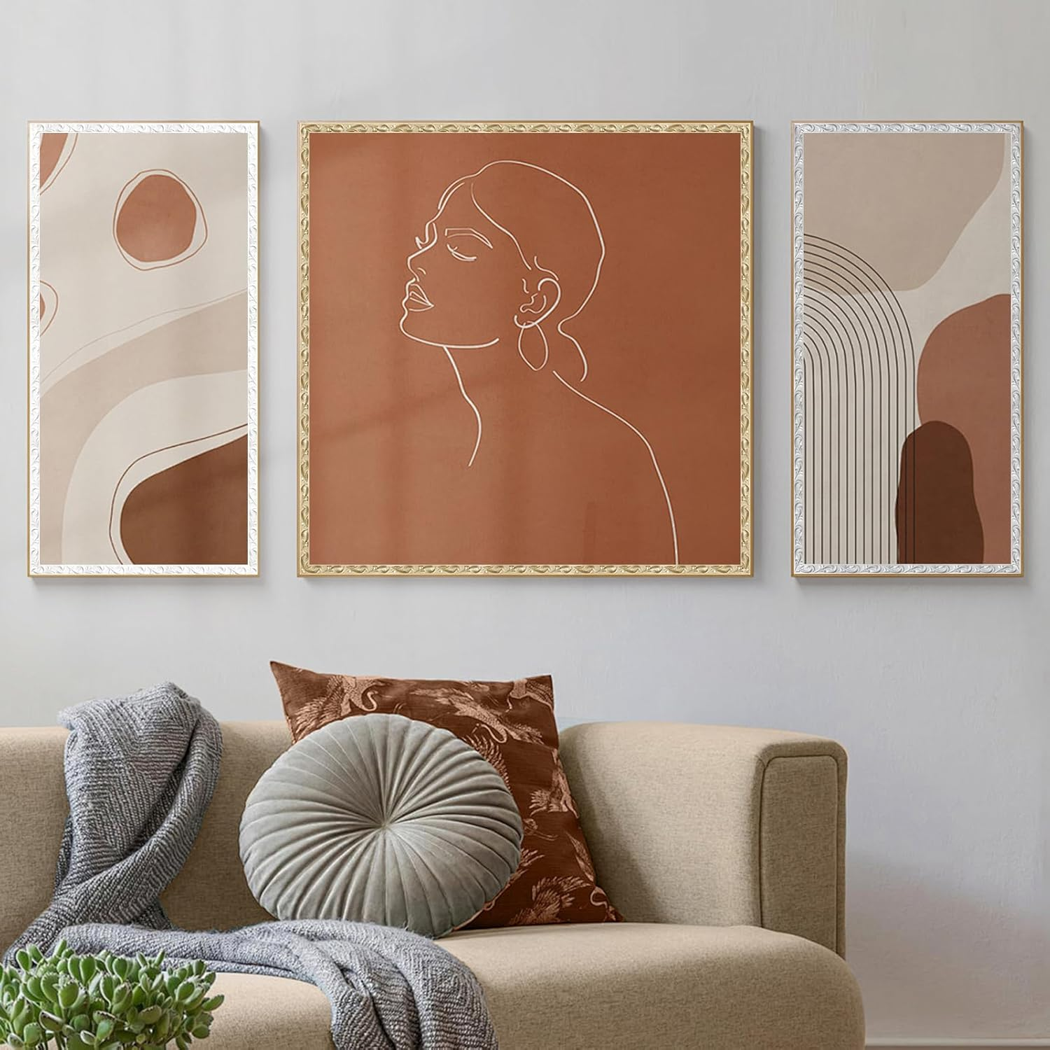 6 Meters Peel and Stick Wall Trim, 3D Moulding Trim, Self-Adhesive Ceiling Coving for Mirror Frames, Cabinet Doors, Door Frames, Ceilings, Home Decorations(Champagne Gold) image number 7