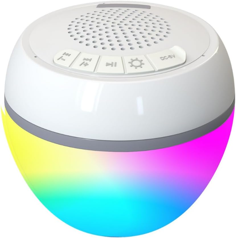 Spire 5W Mini Floating LED Bluetooth Waterproof Pool Speaker, White image number 3
