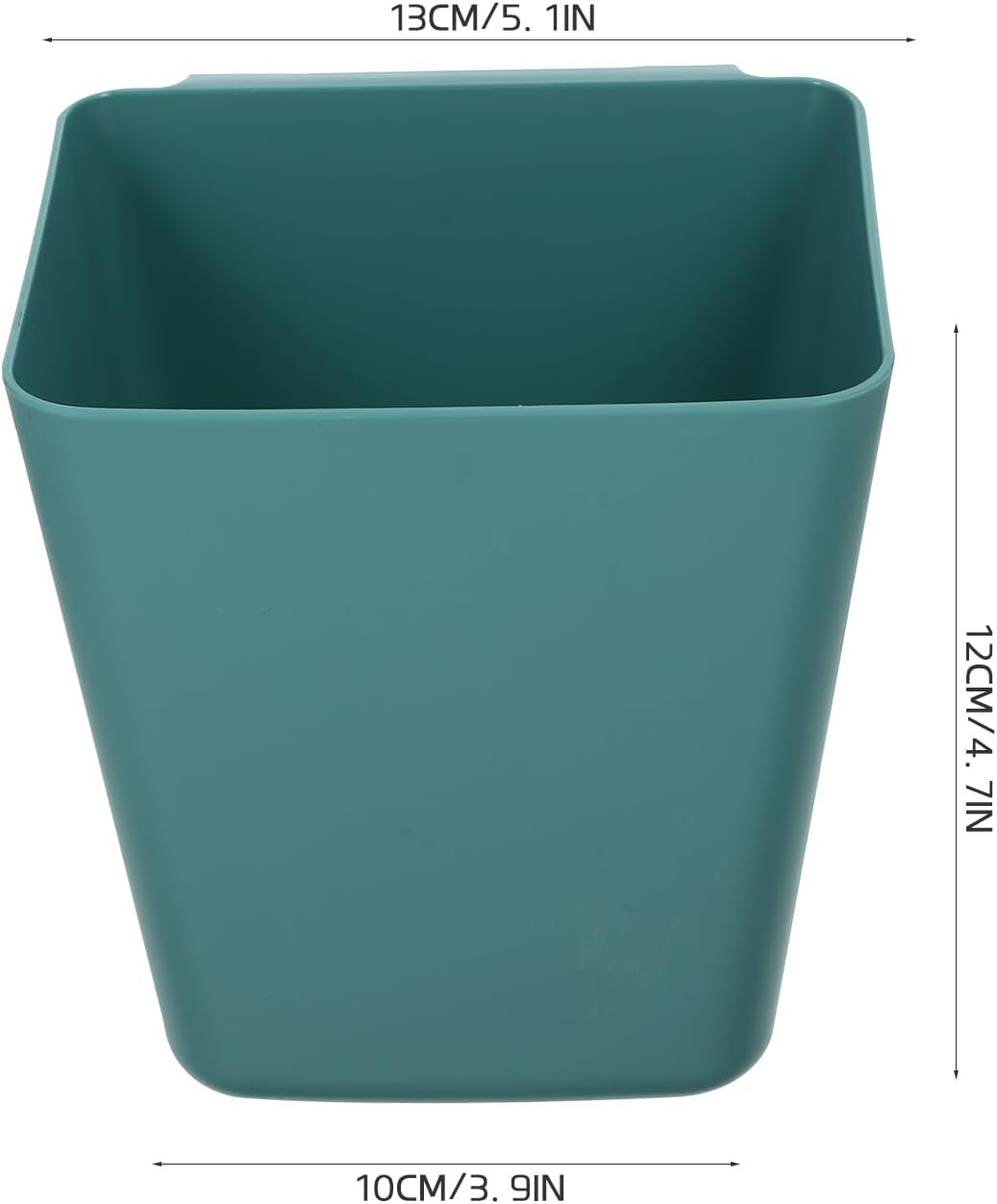 STOBAZA 5Pcs Green Wall-Mounted Storage Baskets Hanging Trolley Organizer Basket for Home Bathroom Makeup Shampoo Holder Space-Saving Pencil Holder image number 1