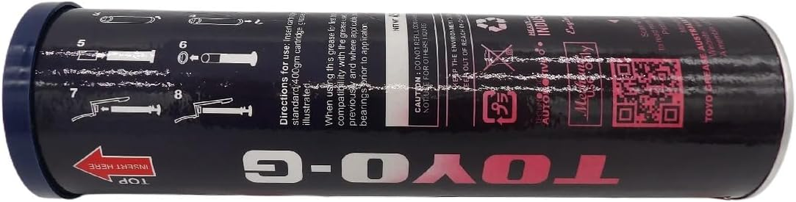 Toyo Truck Farm Grease in Cartridge 450 G, Red image number 3