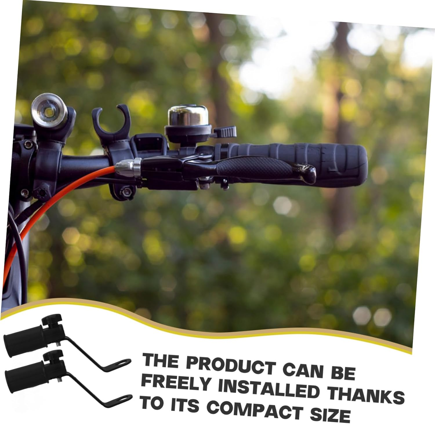 WOONEKY 2Pcs Motorbike Phone Holder Motorcycle Phone Mount Rearview Mirror Adapter Handlebar Mount Compact Easy Install image number 5