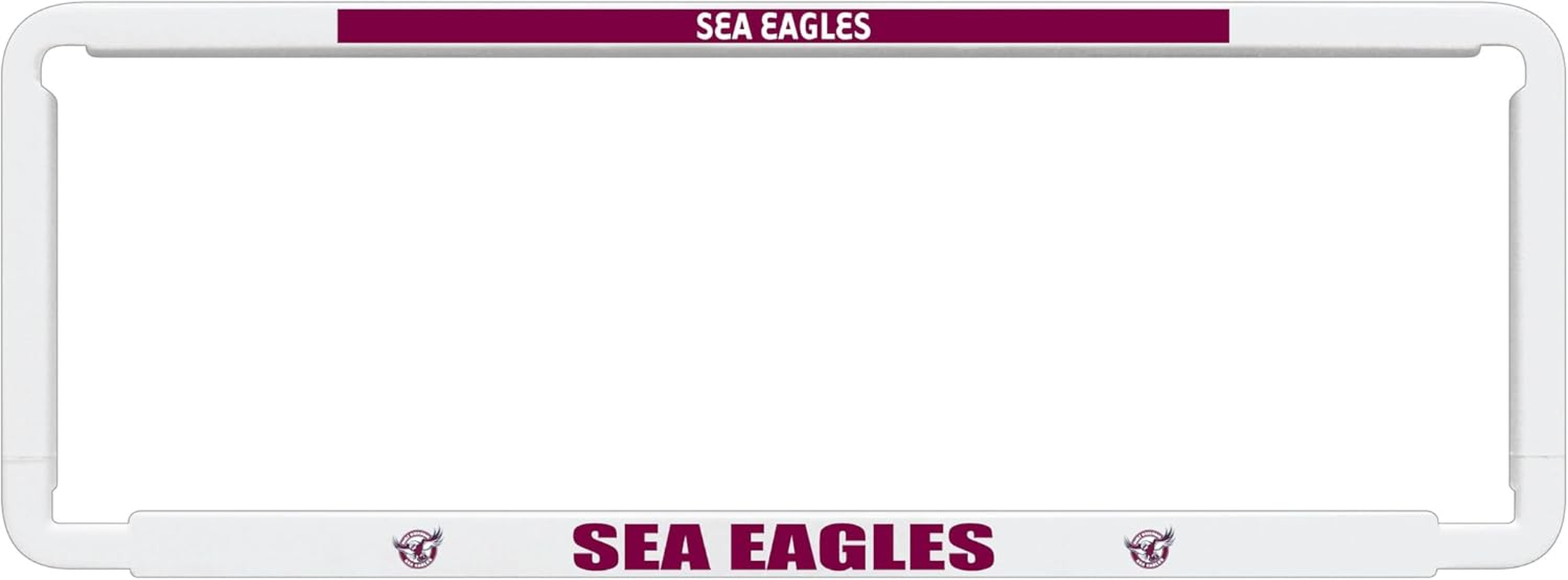 Sperling Official NRL Manly Sea Eagles Car Number Plate Frame Surround image number 1