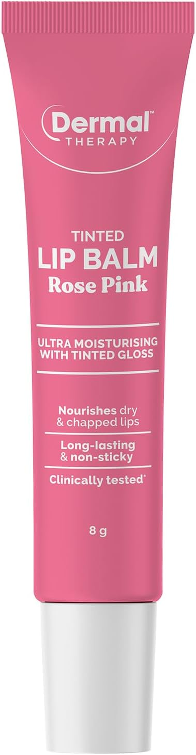 Dermal Therapy Tinted Lip Balm Rose Pink | Ultra Moisturising | 8G image number 1
