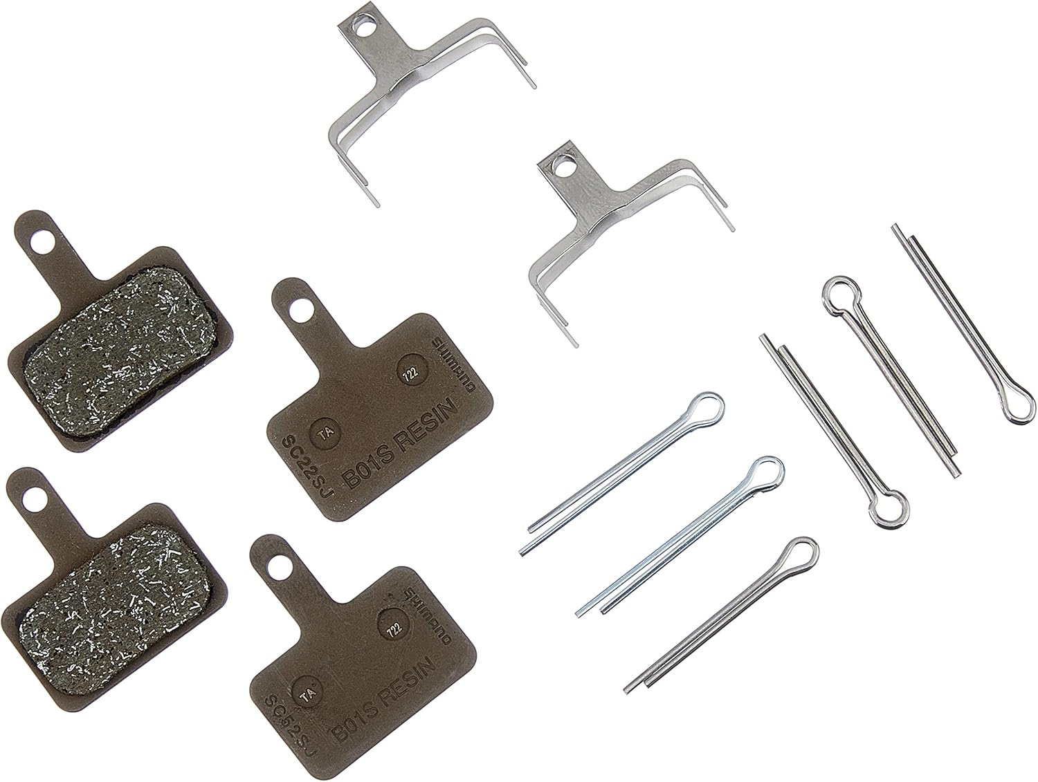 Shimano Unisex - Adult B01S/B03S/B05S Brake Pads, Light Brown image number 1