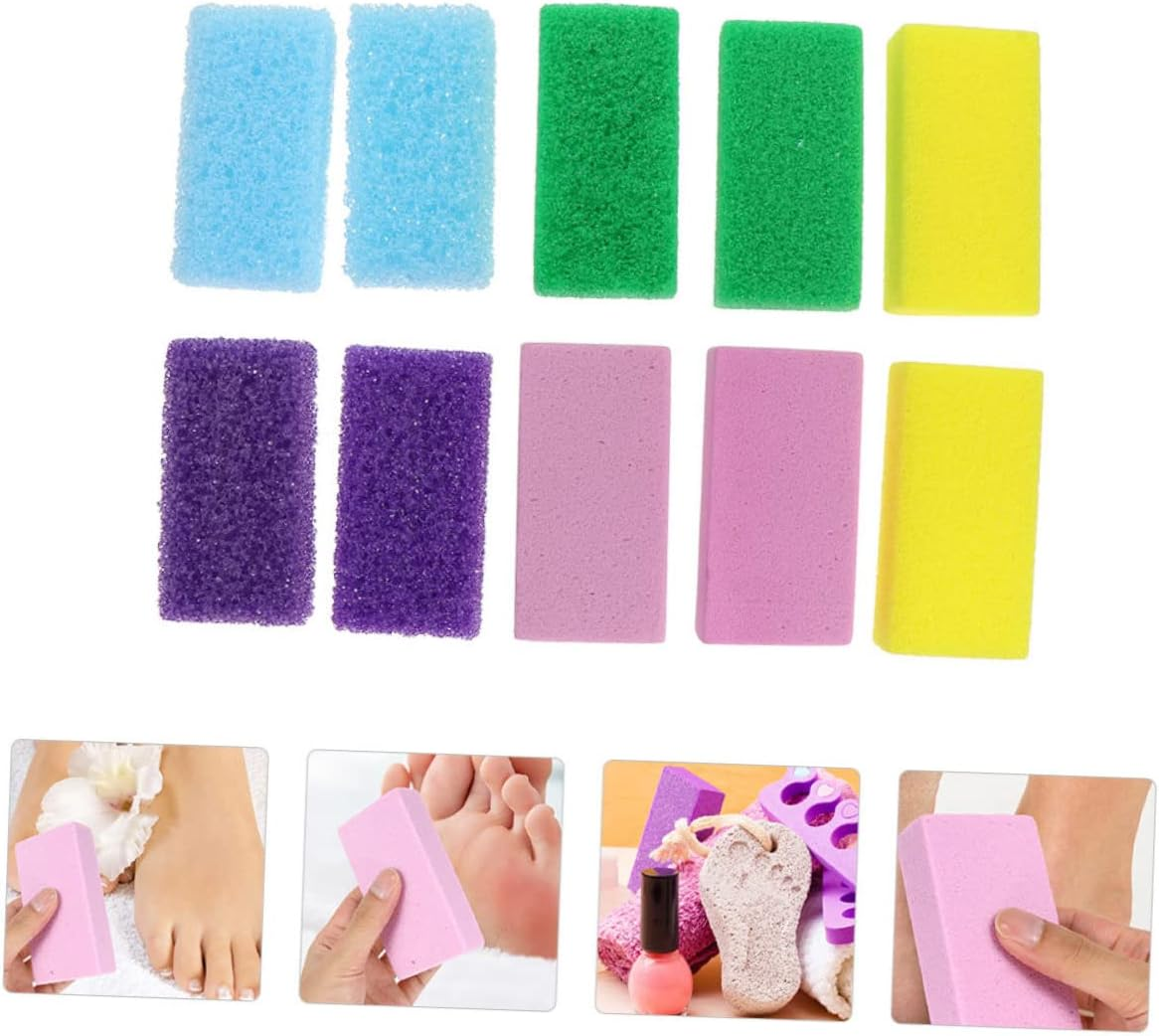 FOYTOKI 15Pcs Exfoliating Pumice Stones for Callus Remover Feet Scraping Tool Natural Foot Files Skin Softener image number 1
