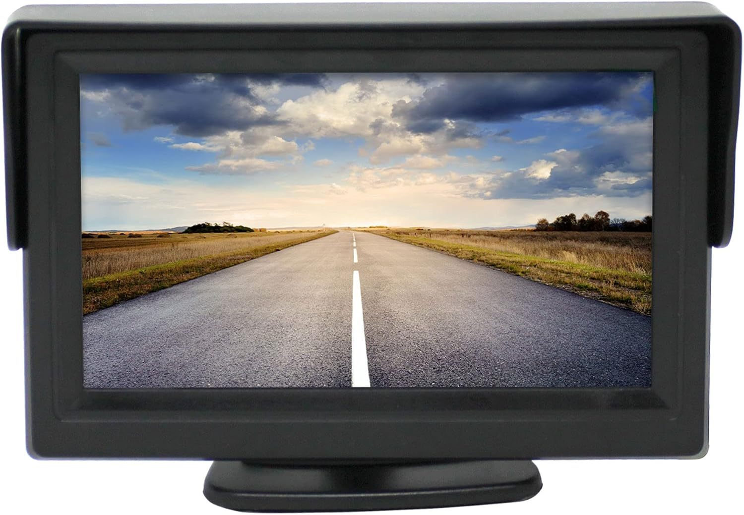 4.3" Monitor 24V/12V CCD LED Reversing Camera Car Caravan Truck Night Vision 135 Degr Wide Angle Caravan Truck Heavy Duty CCD, Clear Image 2 AV Inputs Waterproof Swivel Stand image number 3