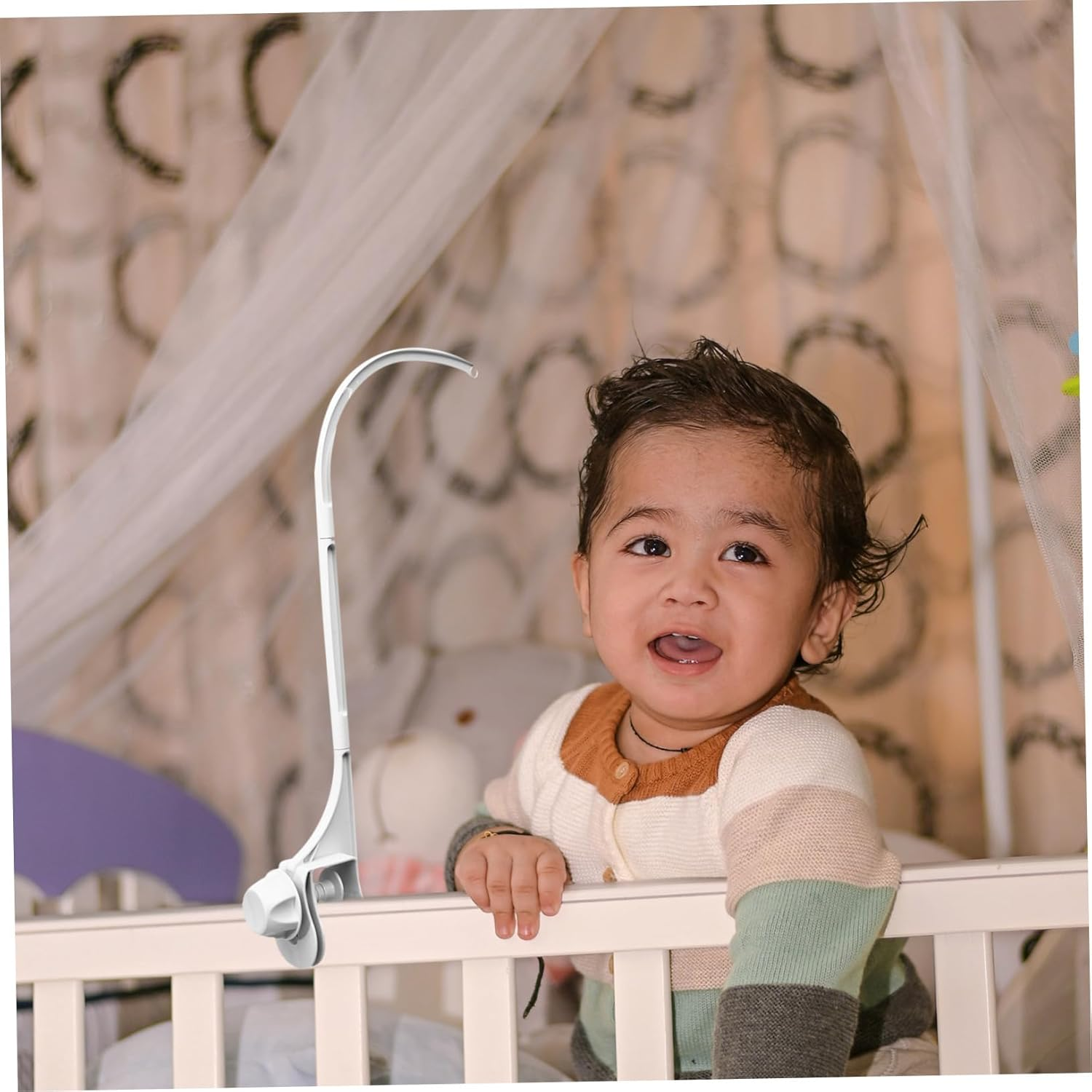 ERINGOGO Adjustable Crib Mobile Arm Stand Bed Bell Bracket for Cribs Mobile For image number 1