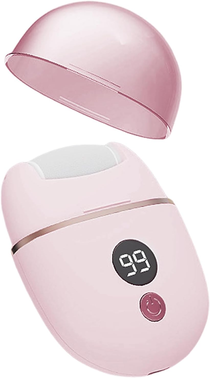 Electric Filer Shaver with 3 Heads - Electric Foot File, Shaver Combo Filer | Foot Callus Remover Grinder, Foot File Callus Remover, Grinder Rechargeable Professional Pedicure Tools for Men Women