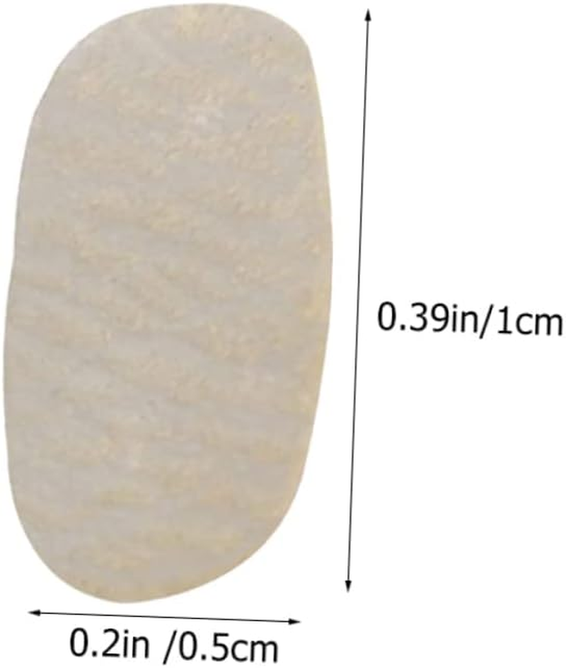 4Pcs Professional Lambskin String Bridge Pads for Violin and Viola, Model E1 String Accessory Set, Small Piece Parchment Protectors for Student and Performance Use image number 6