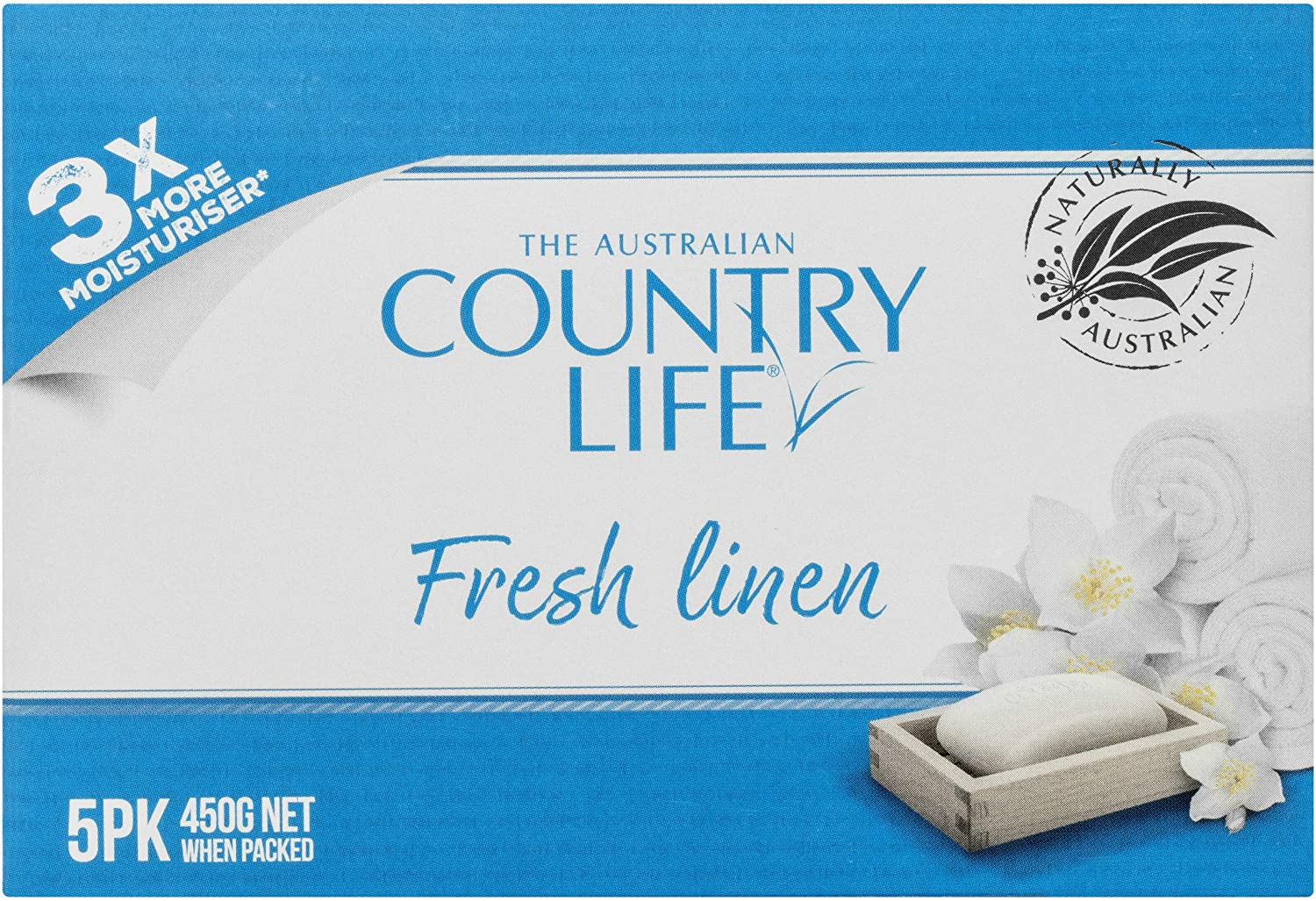 Country Life Fresh Linen Bar Soap 10 Pack