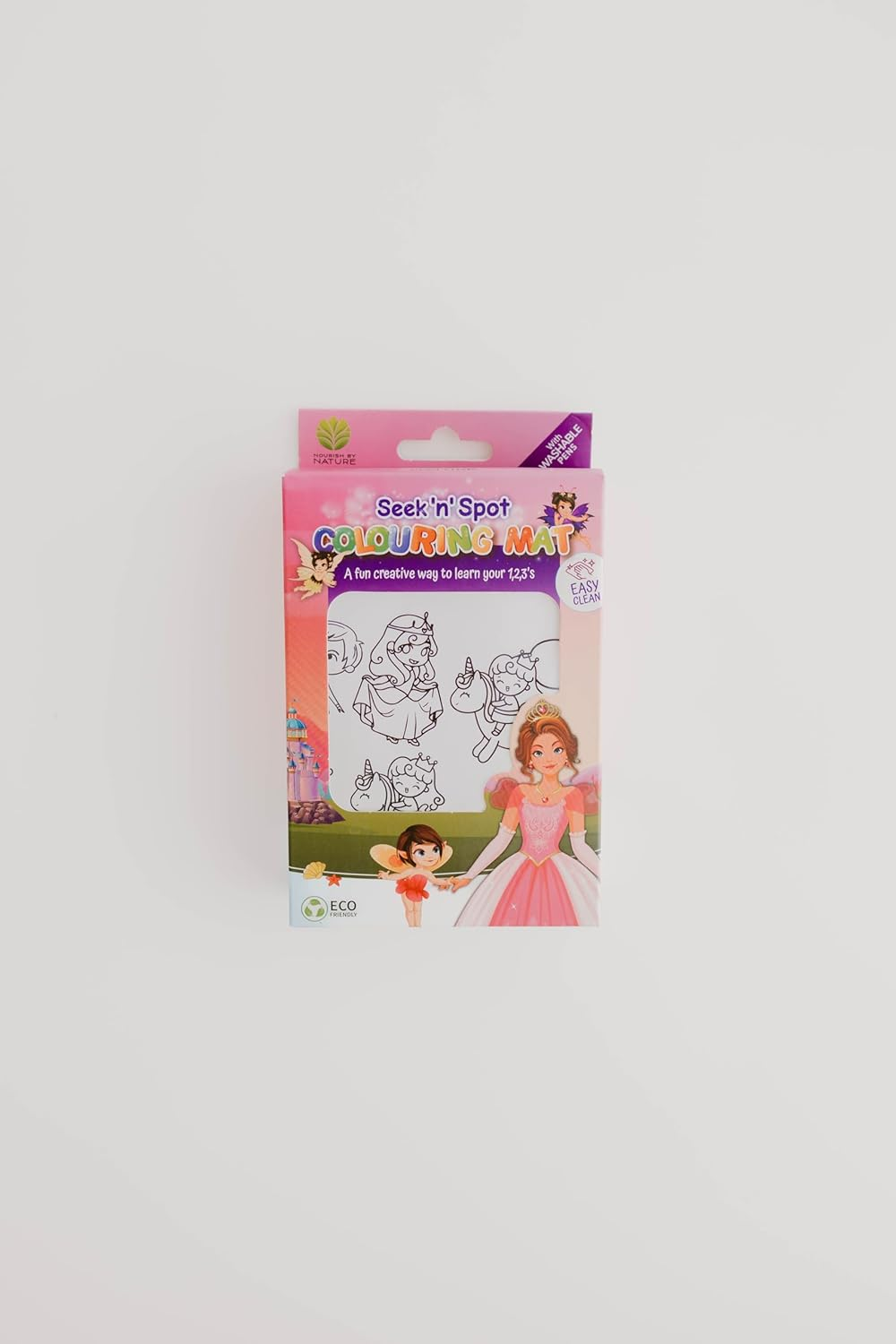 Nourish by Nature Silicone Colouring Mat - Princesses and Fairies image number 3