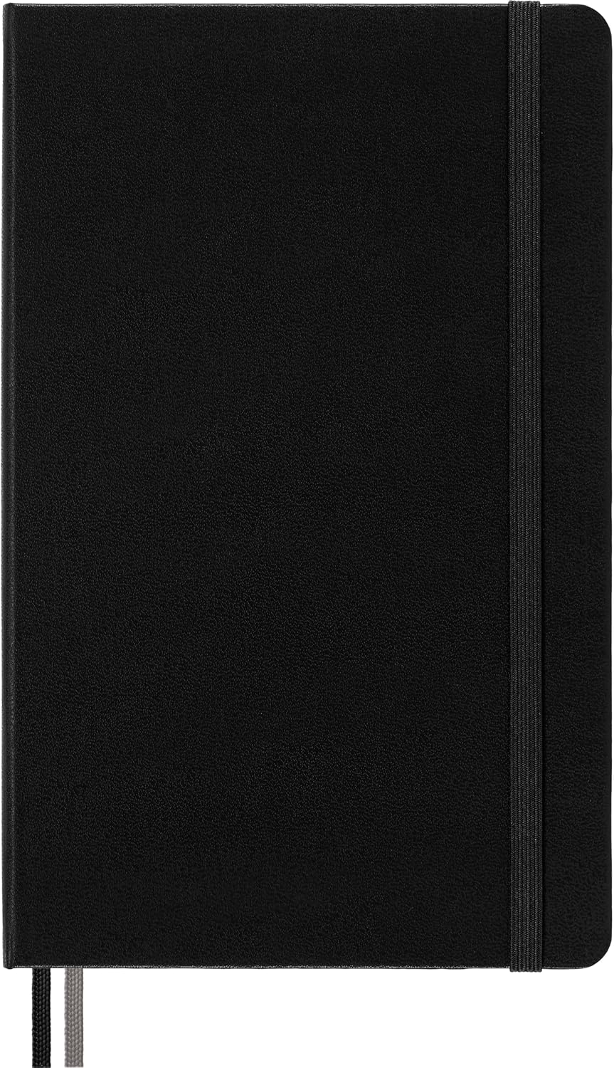 Moleskine - Classic Hard Cover Notebook Expanded - Grid - Large - Black image number 4
