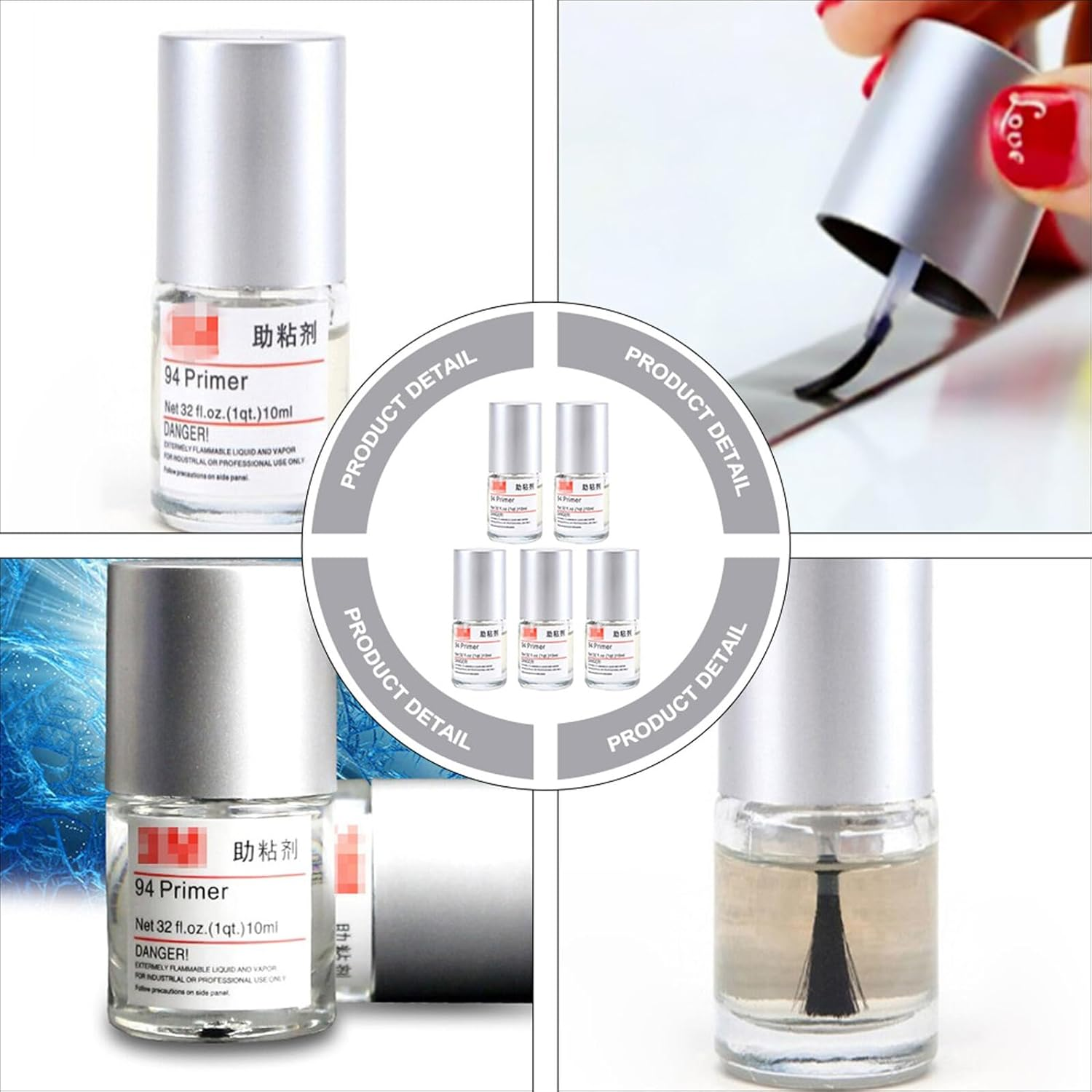 MAGICLULU Bottles Adhesion Promoter Adhesive Tape Glue Enhancers Car Accessories Interior Exterior Modding Use image number 2