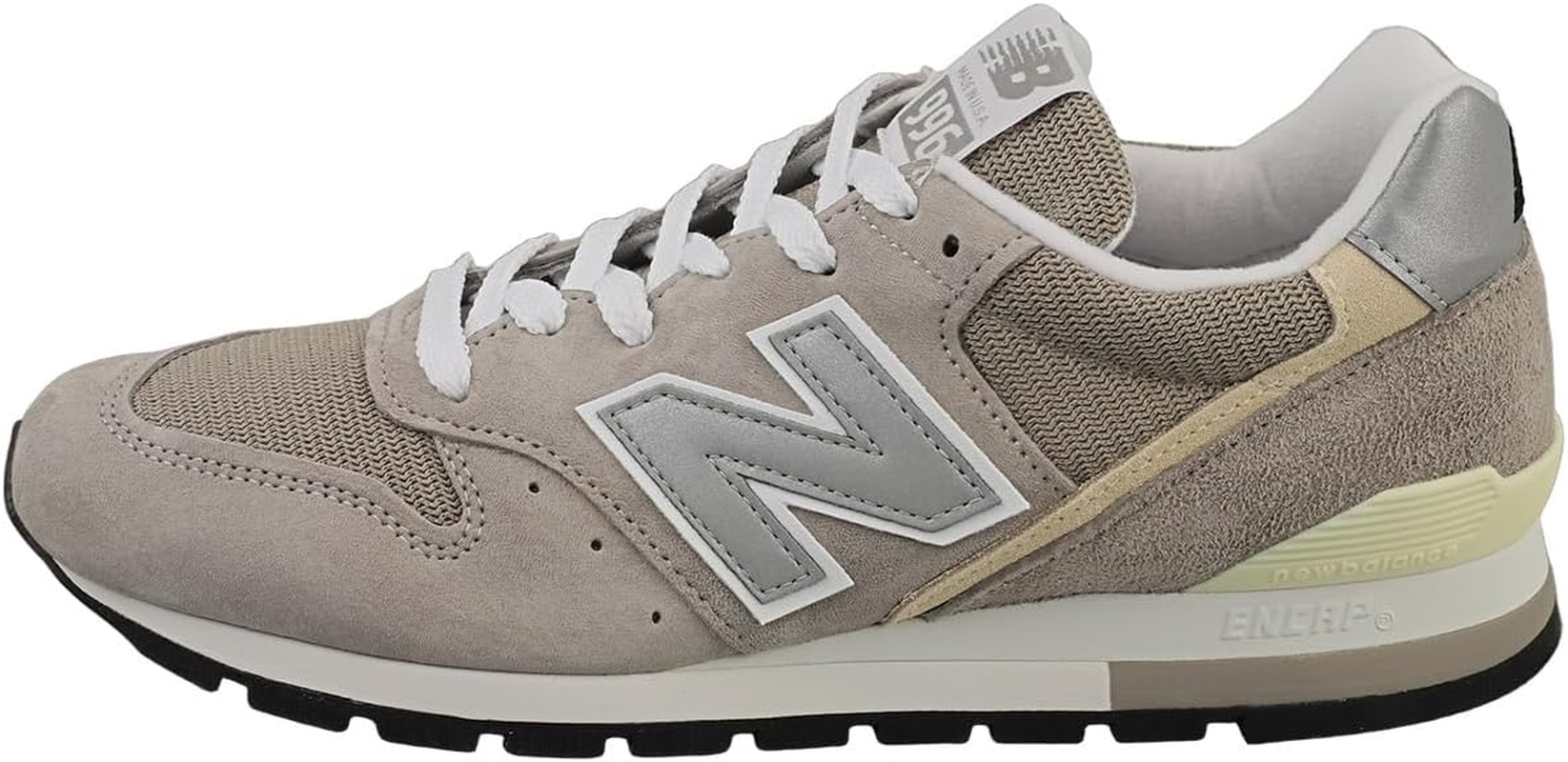 Usa-Made 996 Sneakers - Grey/Silver by New Balance, Grey/Silver, 8 image number 1