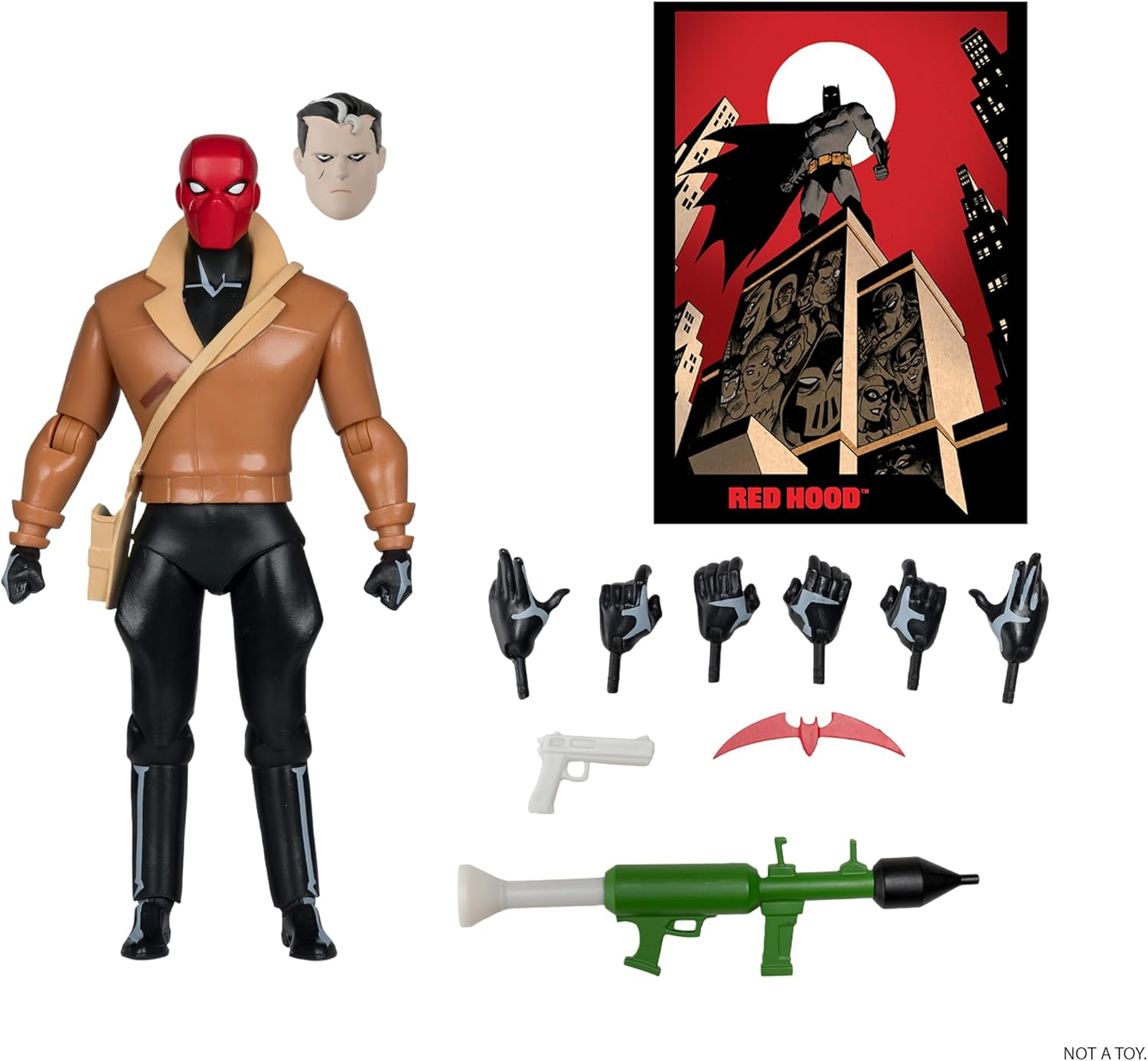 Dc Direct 7In Figure with Comic - Wv7 - Red Hood (Batman: the Adventures Continue) image number 4