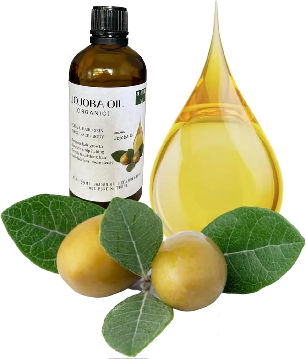 (1L) Organic Jojoba Oil 100% Pure for Hair Growth & Jojoba Oil 100% Pure for Face, Beard, Eyelash Growth, Cold Pressed Hexane Free Carrier Oil for Body Massage Oil I Undiluted Premium Therapeutic Grade I Packaging in Australia May Vary. image number 4