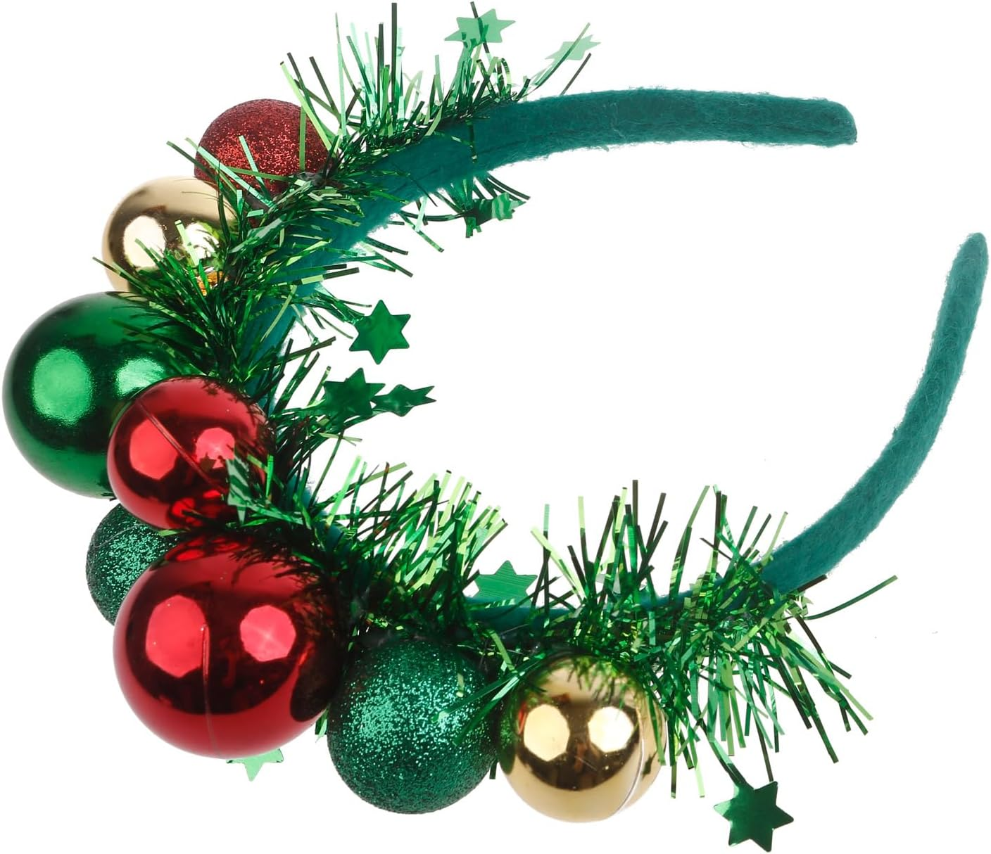 Bestvisse Festive Hair Band Colorful Balls Funny Christmas Headpiece New Year'S Eve Party Decorations Headband image number 5