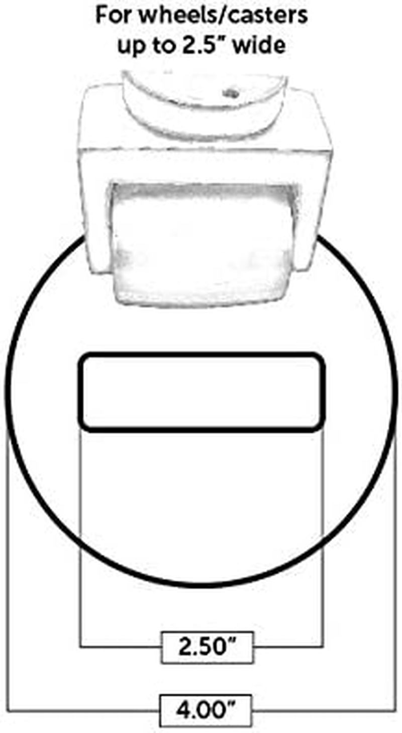 Clear Piano Caster Cups 4.5 Diameter for Grand Pianos Transparent Virtually Invisible MADE in USA by Musicmaide MMAZ5000 (Set of 3)