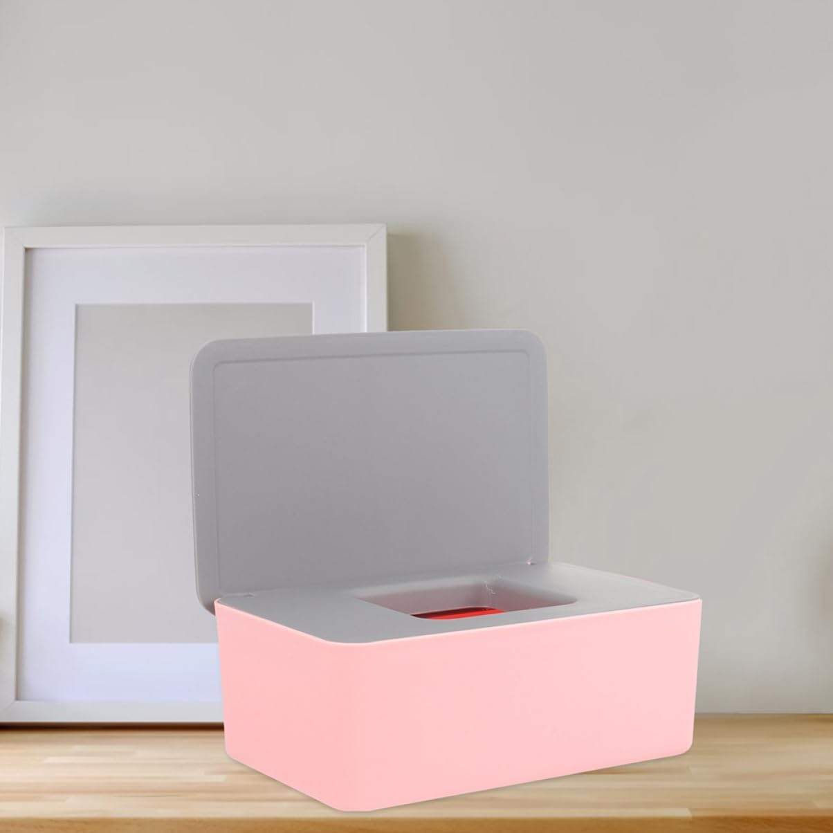 2Pcs Boy Girl Wipes Case Portable Wet Tissue Box Refillable Containers Sealed Travel Wipe Holder Aesthetic Design for Home Go