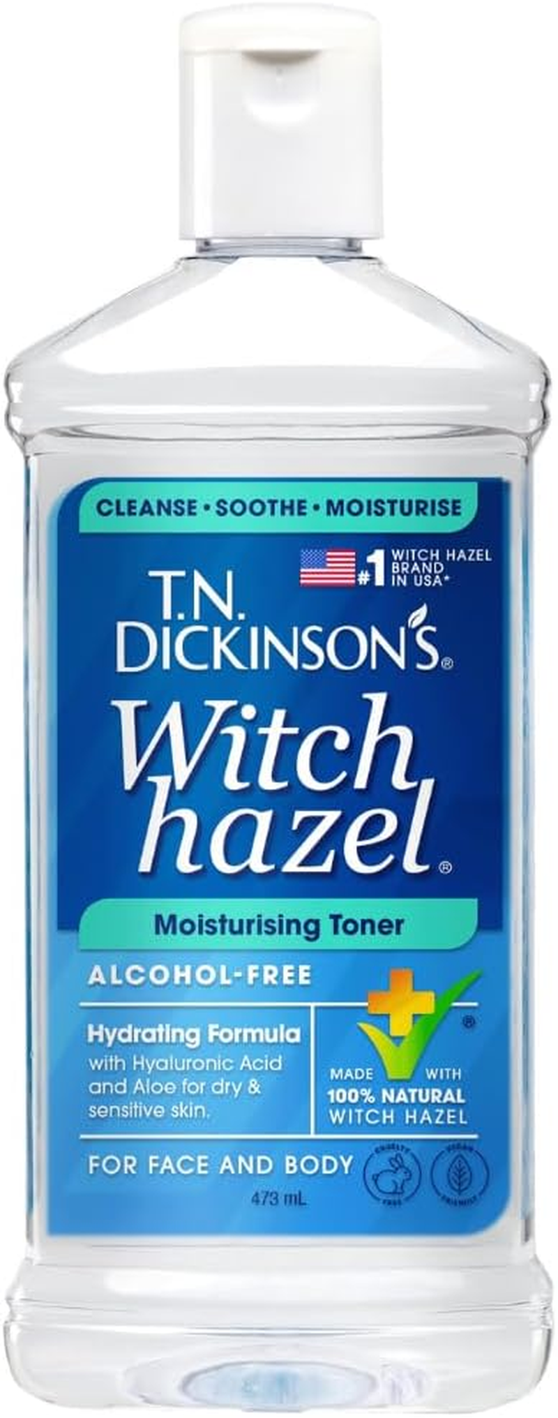 T.N. Dickinson&rsquo;S Witch Hazel Alcohol-Free Moisturising Toner &ndash; Hydrating & Soothing Daily Toner (240 Ml)
