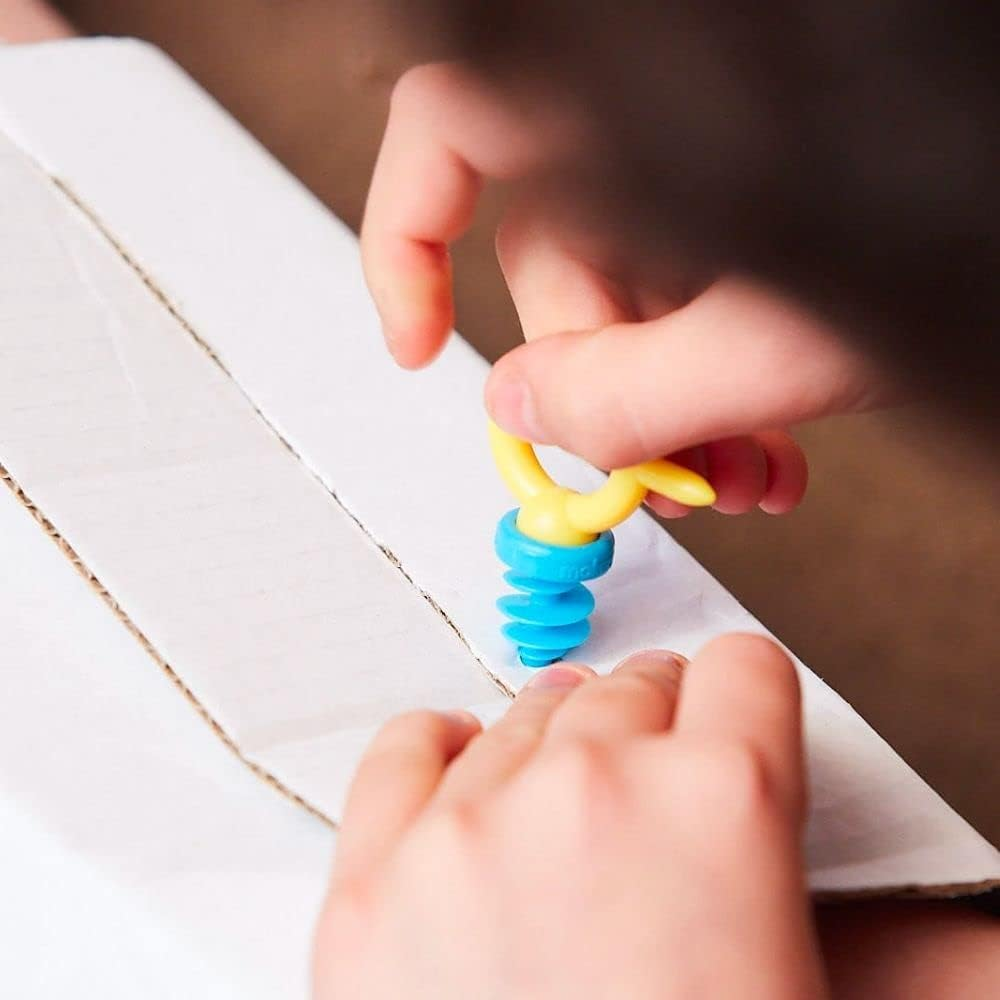 Makedo Scru+ 120 | 120 Piece Set for Kids Age 4+ | Perfect for Classroom STEM Learning image number 2