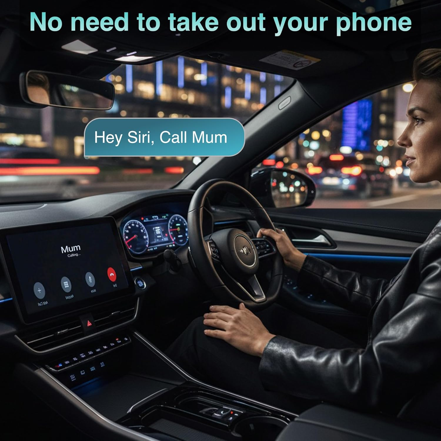 Laser Wireless Carplay Android Auto Micro Dongle &ndash; World&rsquo;S Smallest Adapter with Fast A7 Chip, Dual Wifi Bluetooth, Plug & Play, Siri Google Voice Assistant, USB-A & USB-C Support image number 4