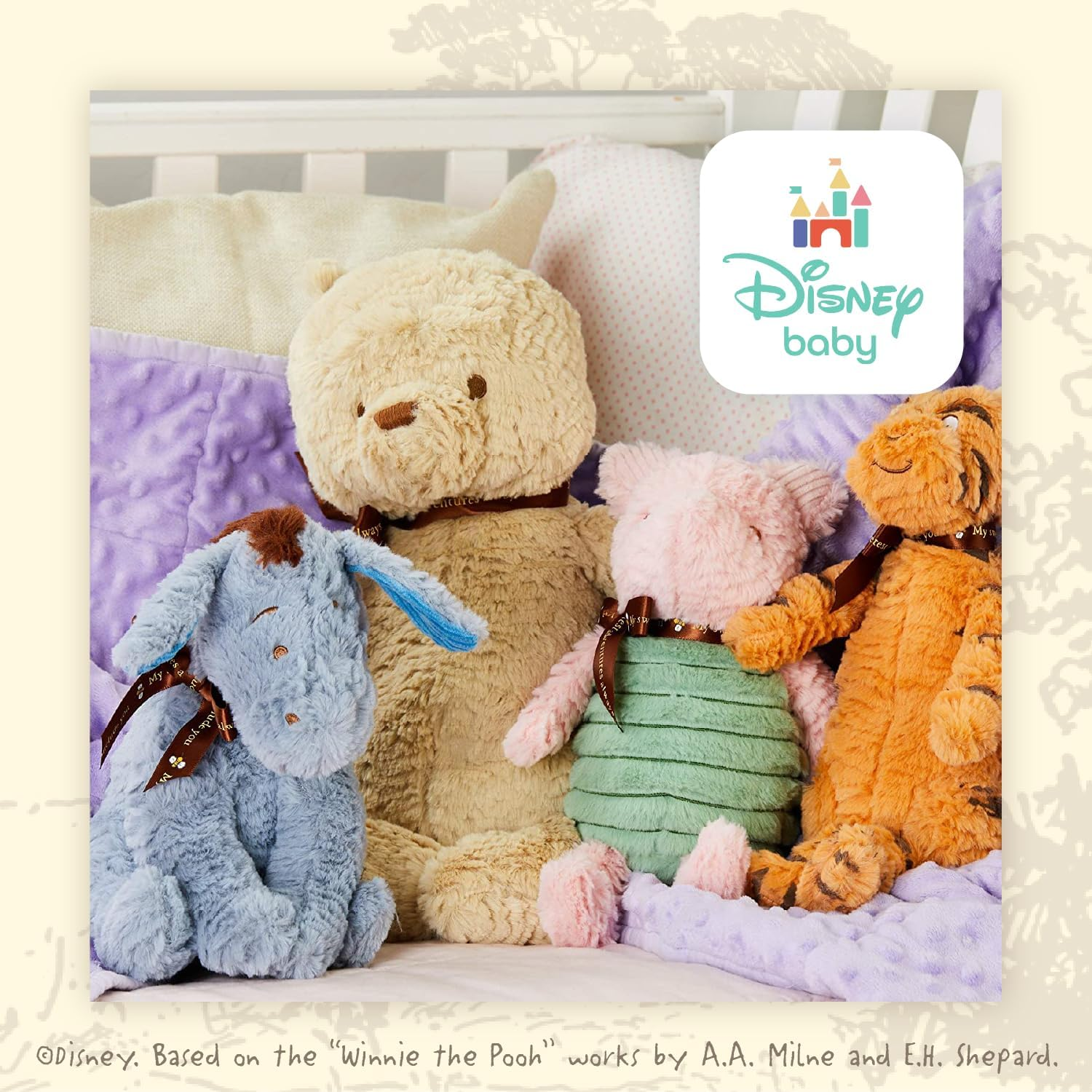 Disney Baby Classic Winnie the Pooh Stuffed Animal Plush Toy, 17.5 Inches image number 6