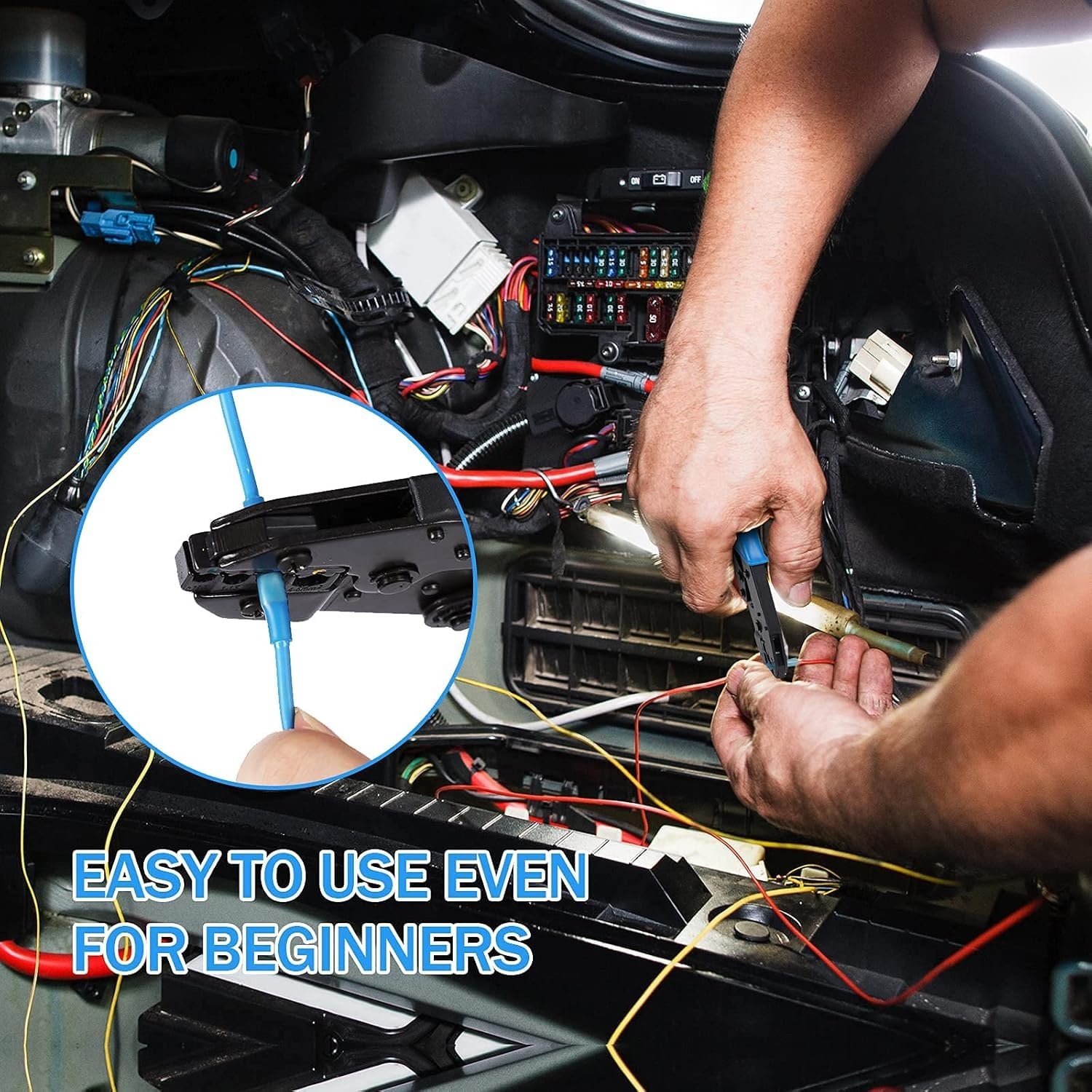 Kuject 420PCS Heat Shrink Butt Connectors, 4 Sizes Insulated Waterproof Wire Connector Kit, Tinned Copper Electrical Crimp Connectors for Automotive Marine Boat Truck Stereo Joint image number 5