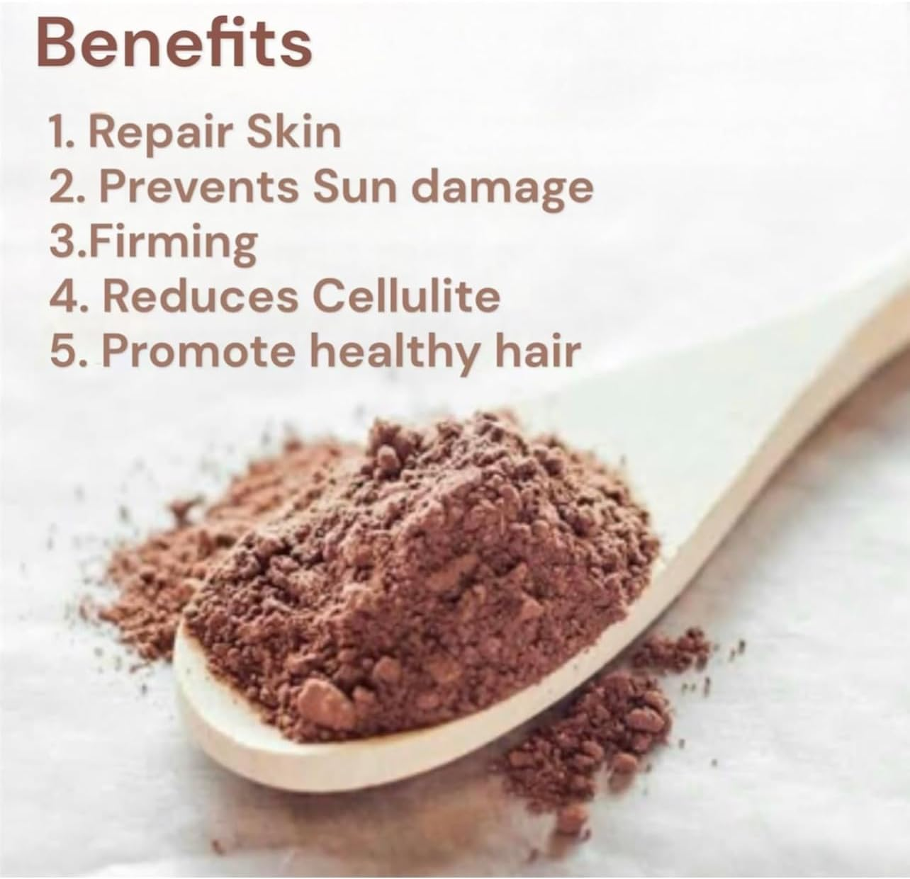(2Kg) Organic Cacao Powder | Raw Cacao Powder for Baking, Cooking & Brewing Non-Alkalised, Unprocessed Cacao Powder, the Naturally Tart Cacao Flavour Is Ideal for Desserts, Smoothies & Tea. image number 1