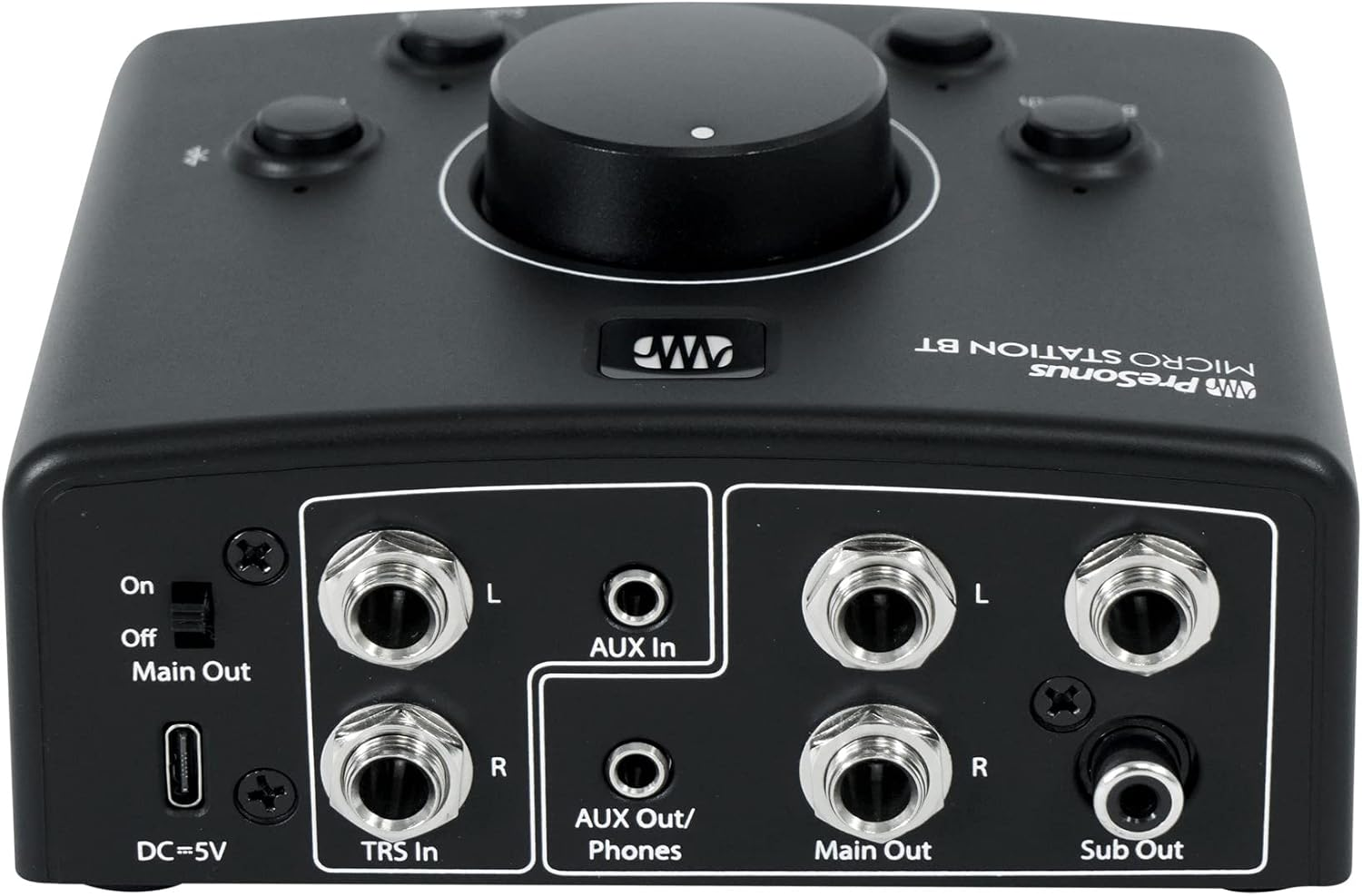 Presonus Microstation BT Bluetooth Connectivity to Any Speaker Black One Size image number 5