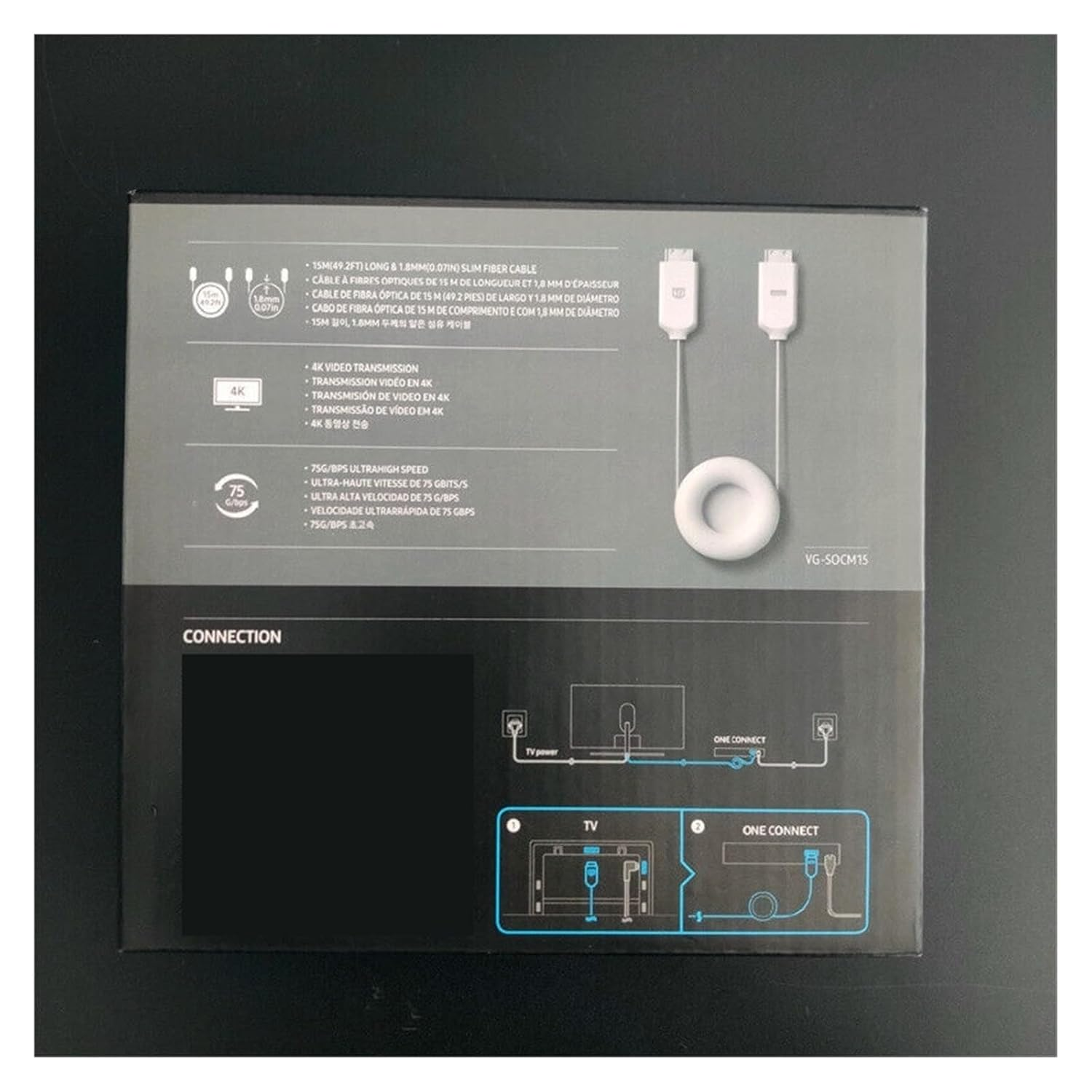 VG-SOCM15 One Connect Cable Accessories，For QN75Q7FAM QN75Q8CAM QN75Q9FAM QE75Q7FAM TV Connect Parts image number 4