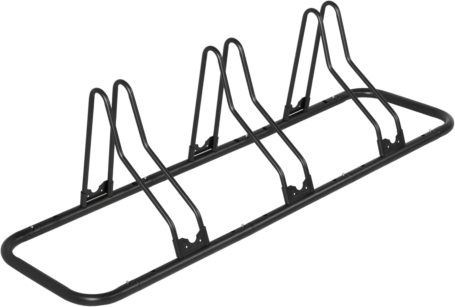 Cyclingdeal 2-6 Bicycle Floor Type Adjustable Parking Rack Stand - Mountain MTB & Road Bikes Indoor Garage Storage image number 1