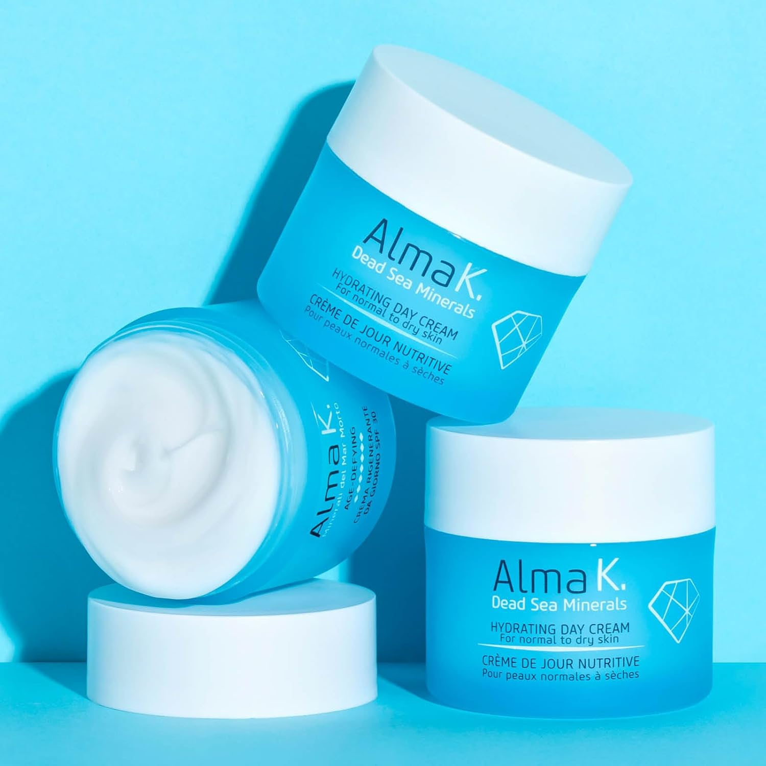 Alma K Hydrating Day Cream - Day Face Cream for Normal to Dry Skin - Daily Face Moisturizer - Facial Moisturizer with Olive and Avocado Oils -50 Ml