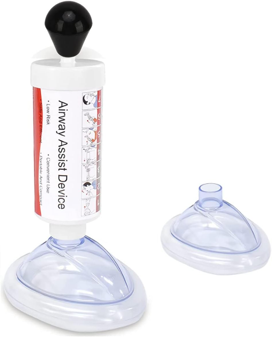 Child & Adult Removal Device for Removing Obstructed Objects, Portable Device for Toddlers and Kids, Safe and Effective Infant First Aid Kit, Easy to Use, Equipped with Two Size Masks image number 4
