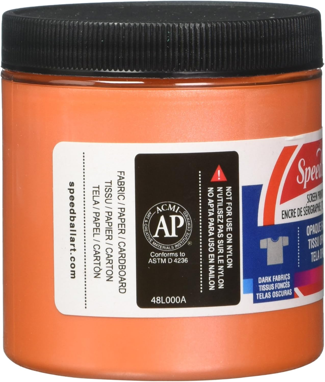 Speedball Opaque Fabric Screen Printing Ink Sherbert, 236Ml, Delivers Vibrant Colours, Superior Coverage, Ideal for Diverse Fabric, Paper and Cardboard Projects image number 2