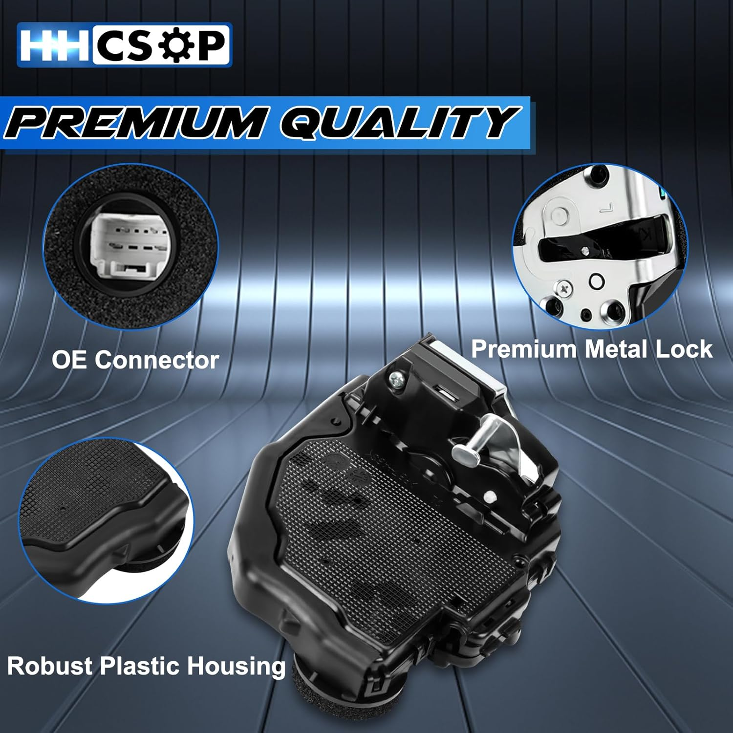 Rear Left Driver Side Door Lock Latch Actuator Fit for 2007-2019 Toyota Camry 4Runner Corolla Highlander Prius V RAV4 Venza Scion Xb Lexus Es300H ES350 Gs200T GS300 GS350 Gs450H GX460 69060-06100 image number 1