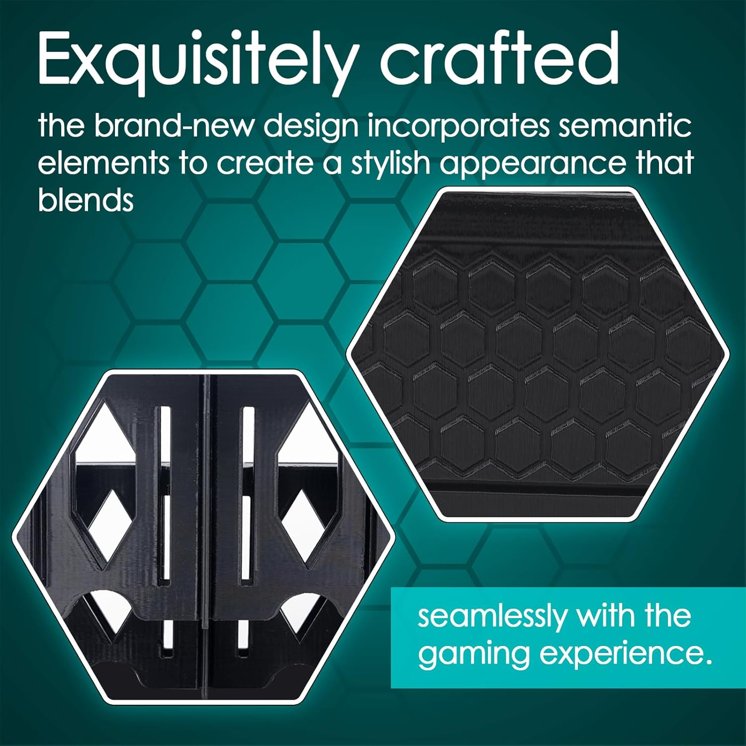 Jstfru Card Case Black | Card Sorting Tray for Catan Resource Cards - Gaming | Game Accessory for the Catan Board Game | Suitable for the Expansion of Catan Game Cards and All Other Card Games image number 2