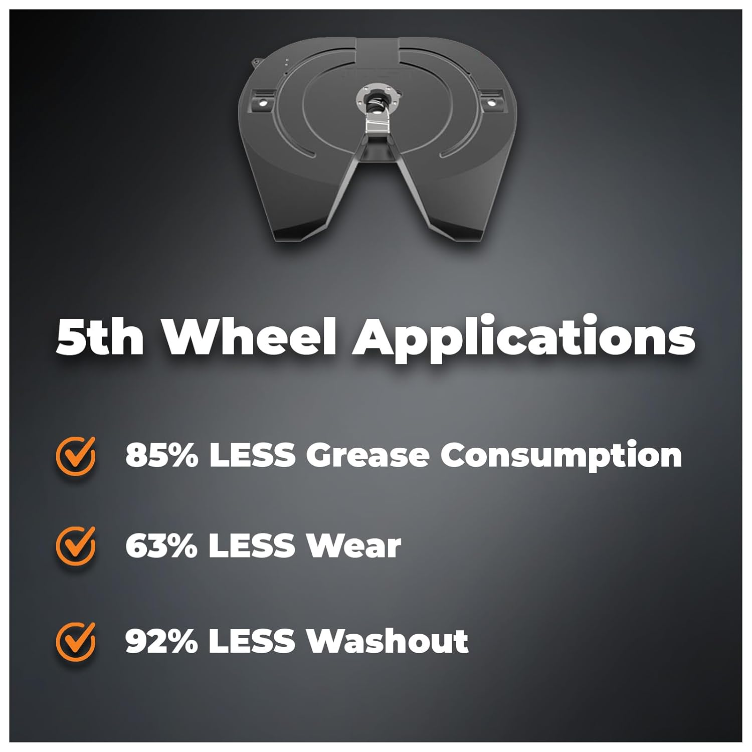 TRIAX Spheron (NLGI-2) Lithium Complex High Temp Grease: Super Heavy Duty - Ultra Tacky - EP- Waterproof for 5Th Wheel, Joints, Pivots, Wheel Bearings, and Chassis (10 Pack - 14 Oz Tubes) image number 3